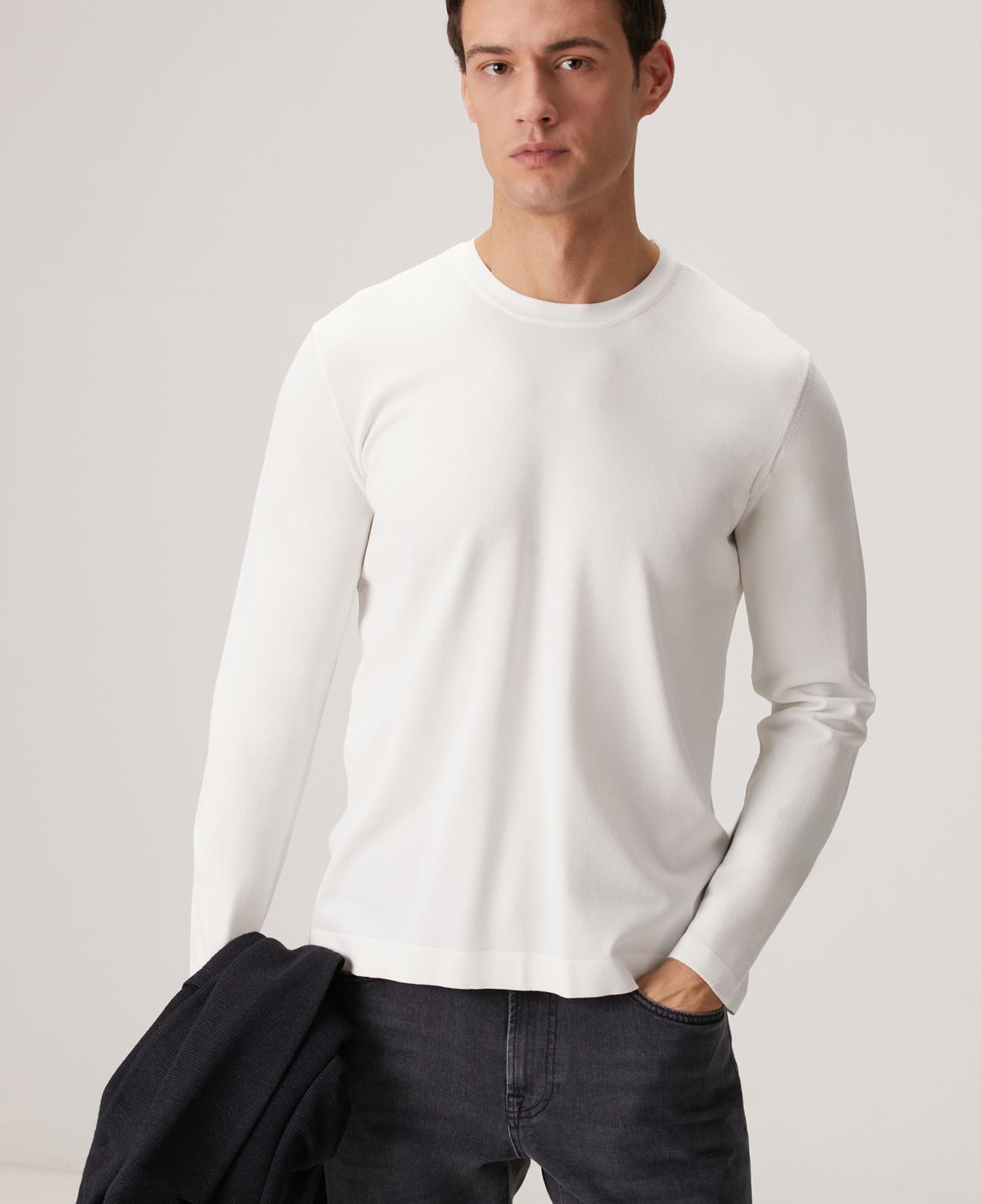 Network Erkek Kırık Beyaz Rayon Kazak