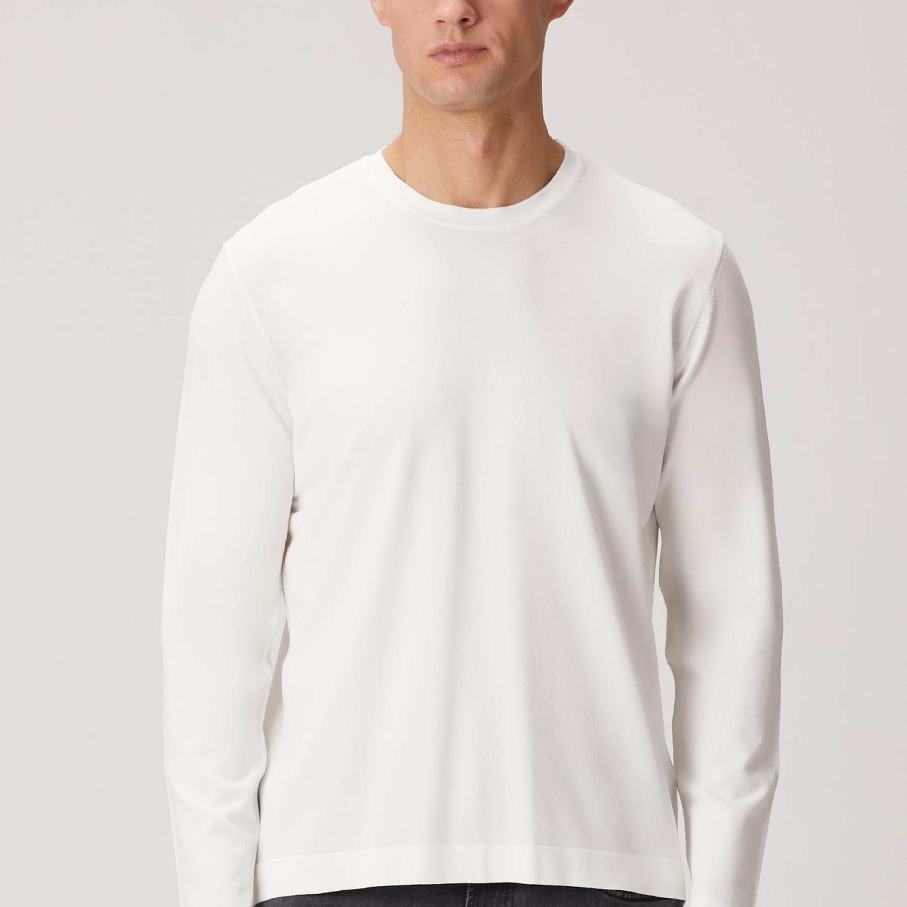 Network Erkek Kırık Beyaz Rayon Kazak