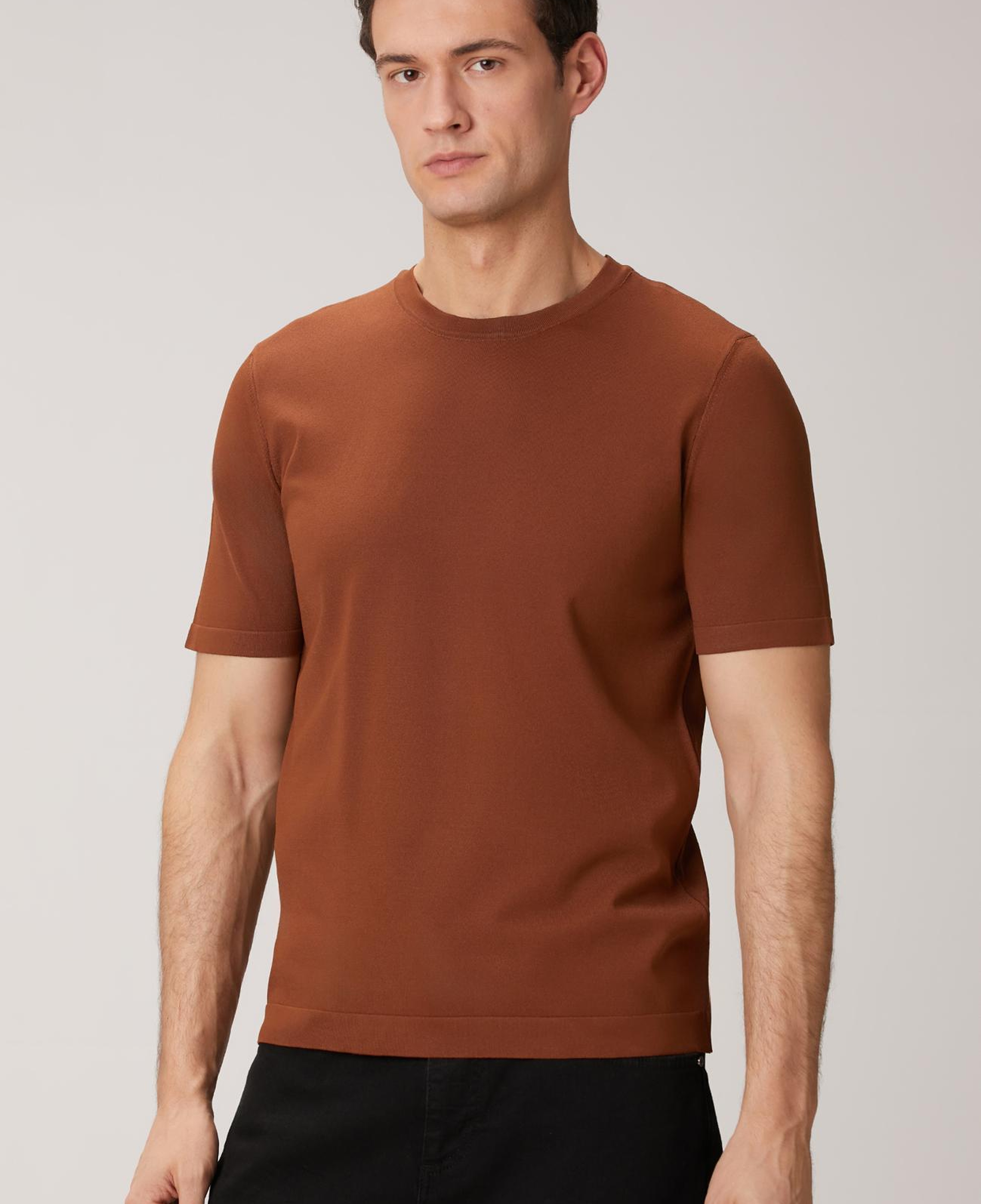 Network Erkek Vizon Kısa Kollu Kazak