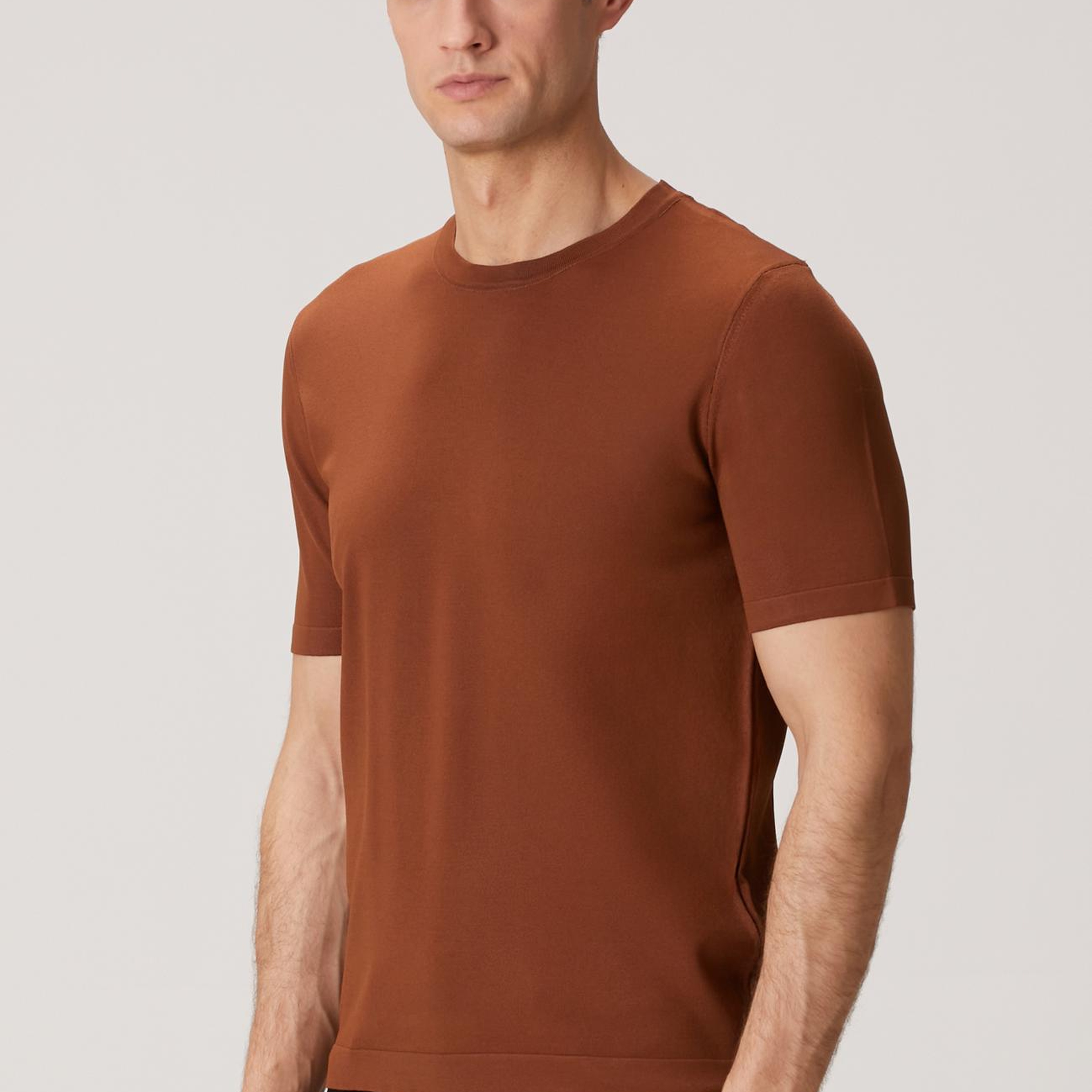 Network Erkek Vizon Kısa Kollu Kazak