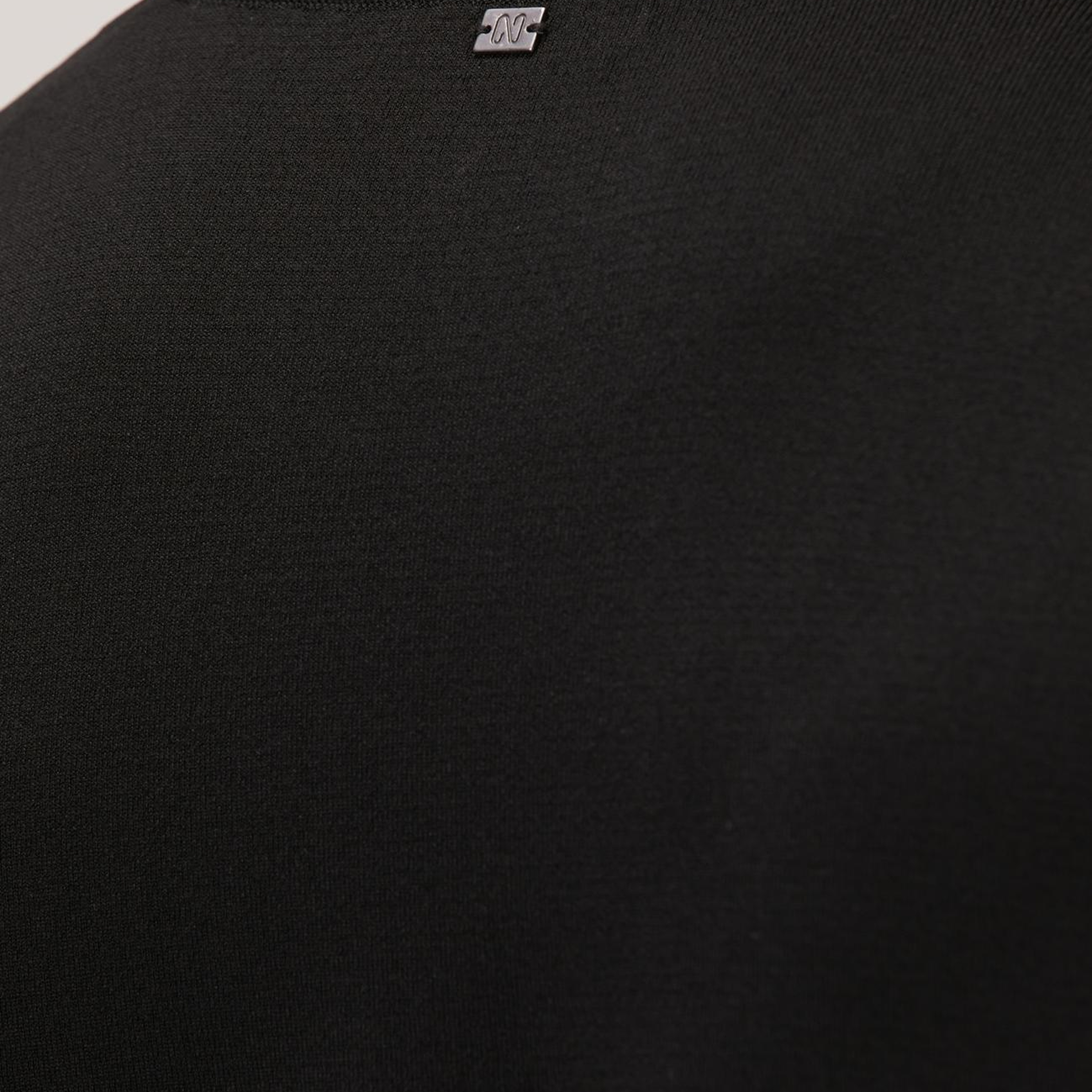 Network Erkek Siyah Kısa Kollu Kazak