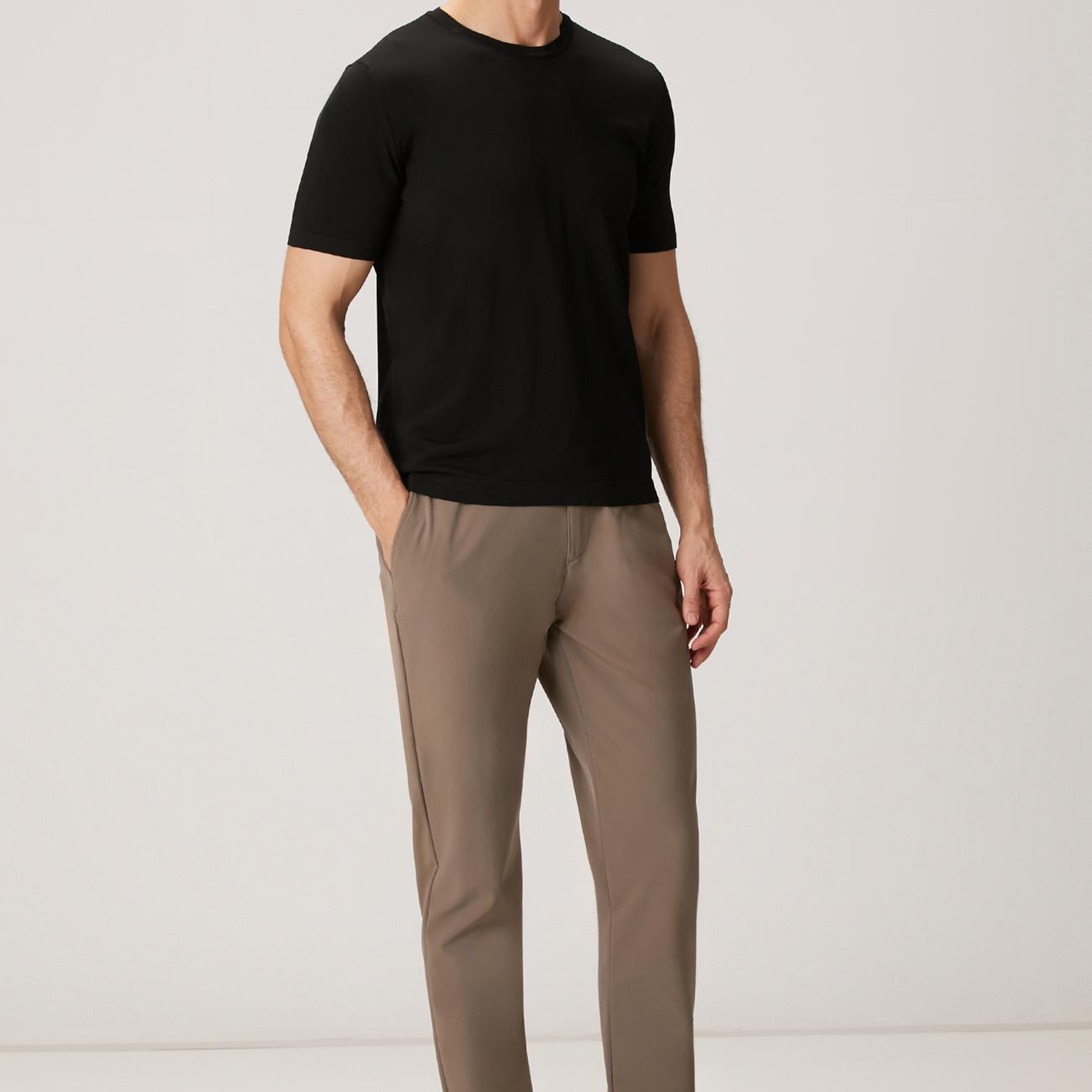 Network Erkek Siyah Kısa Kollu Kazak