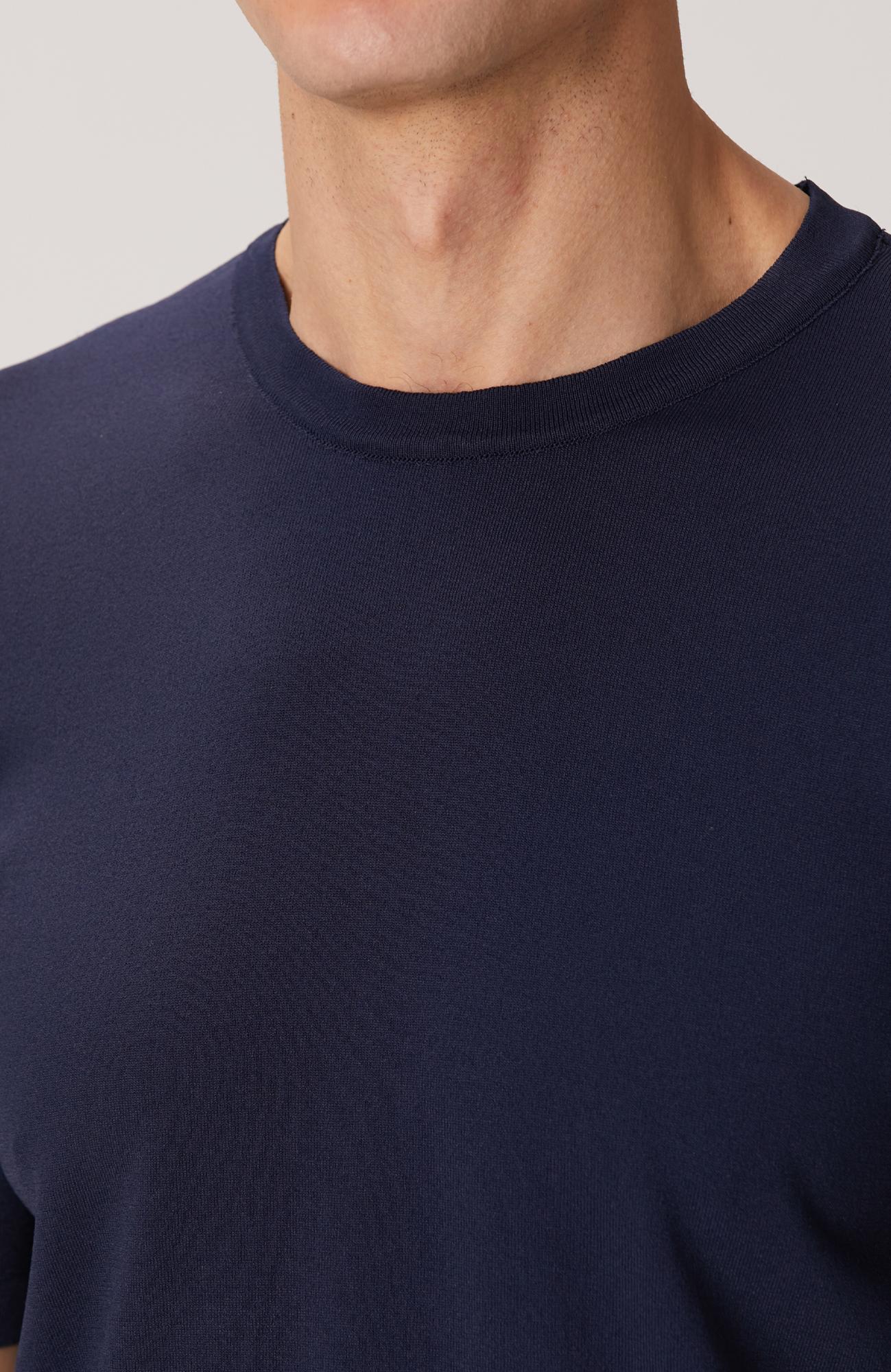 Network Erkek Lacivert Kısa Kollu Kazak