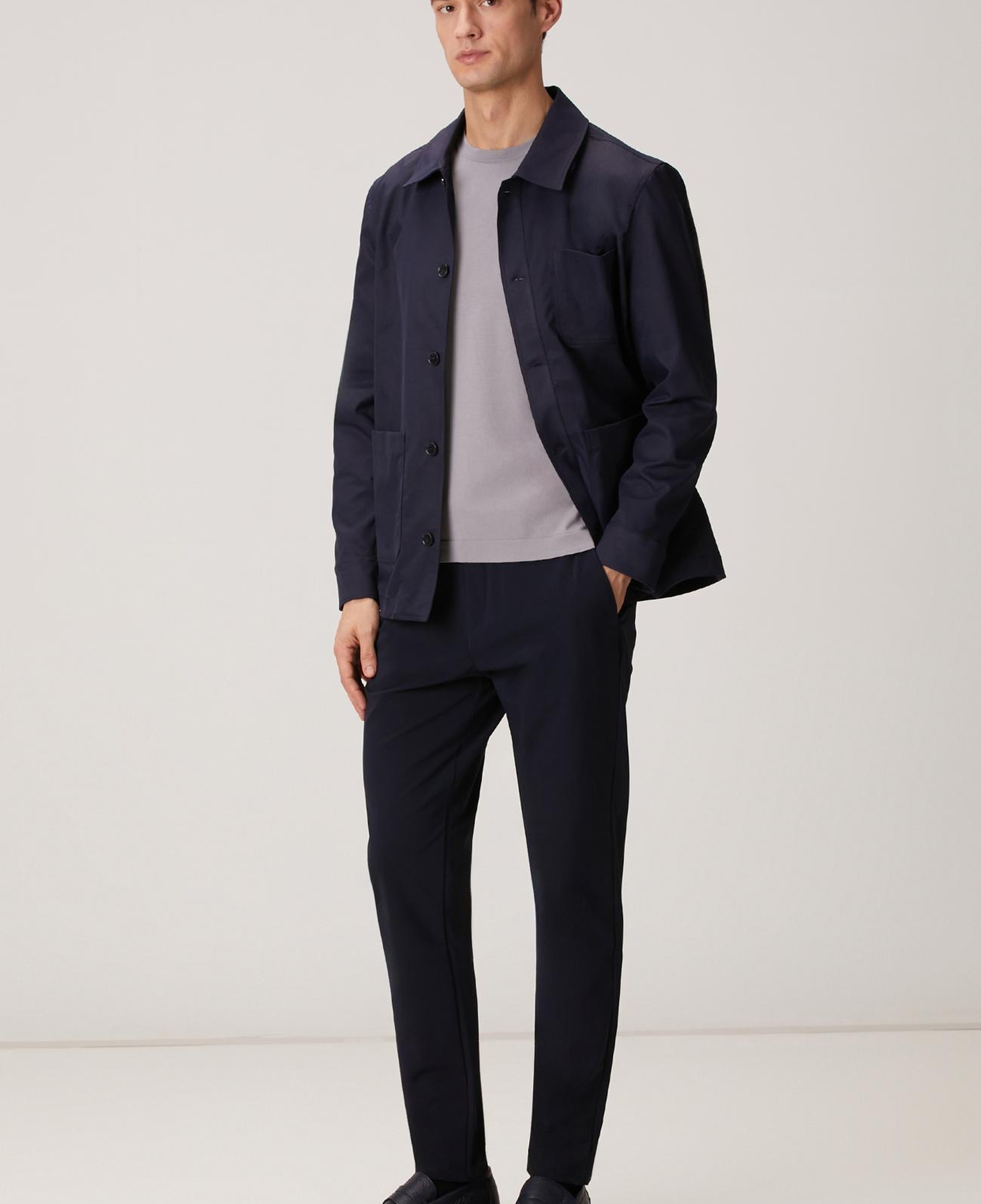 Network Erkek Gri Kısa Kollu Kazak