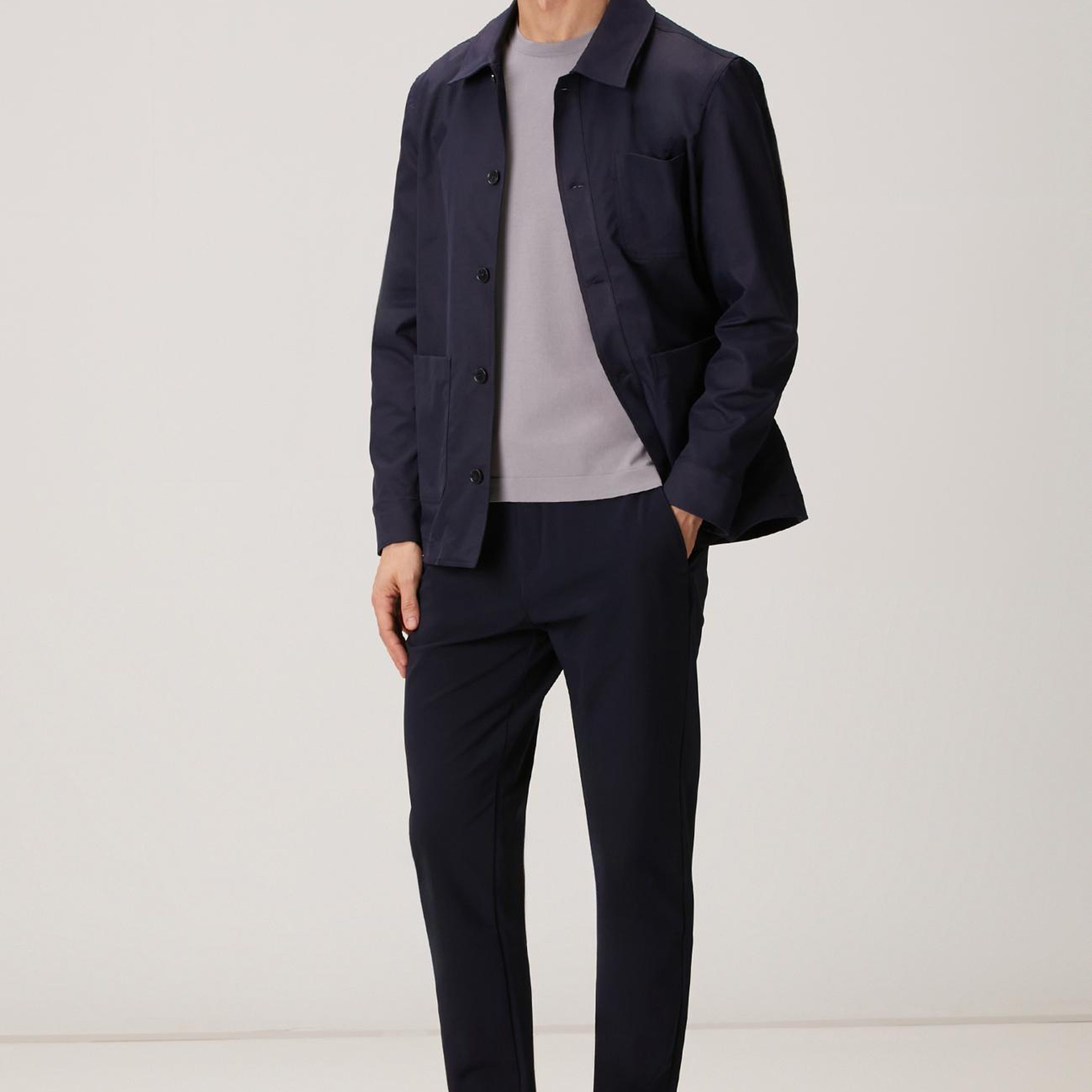 Network Erkek Gri Kısa Kollu Kazak