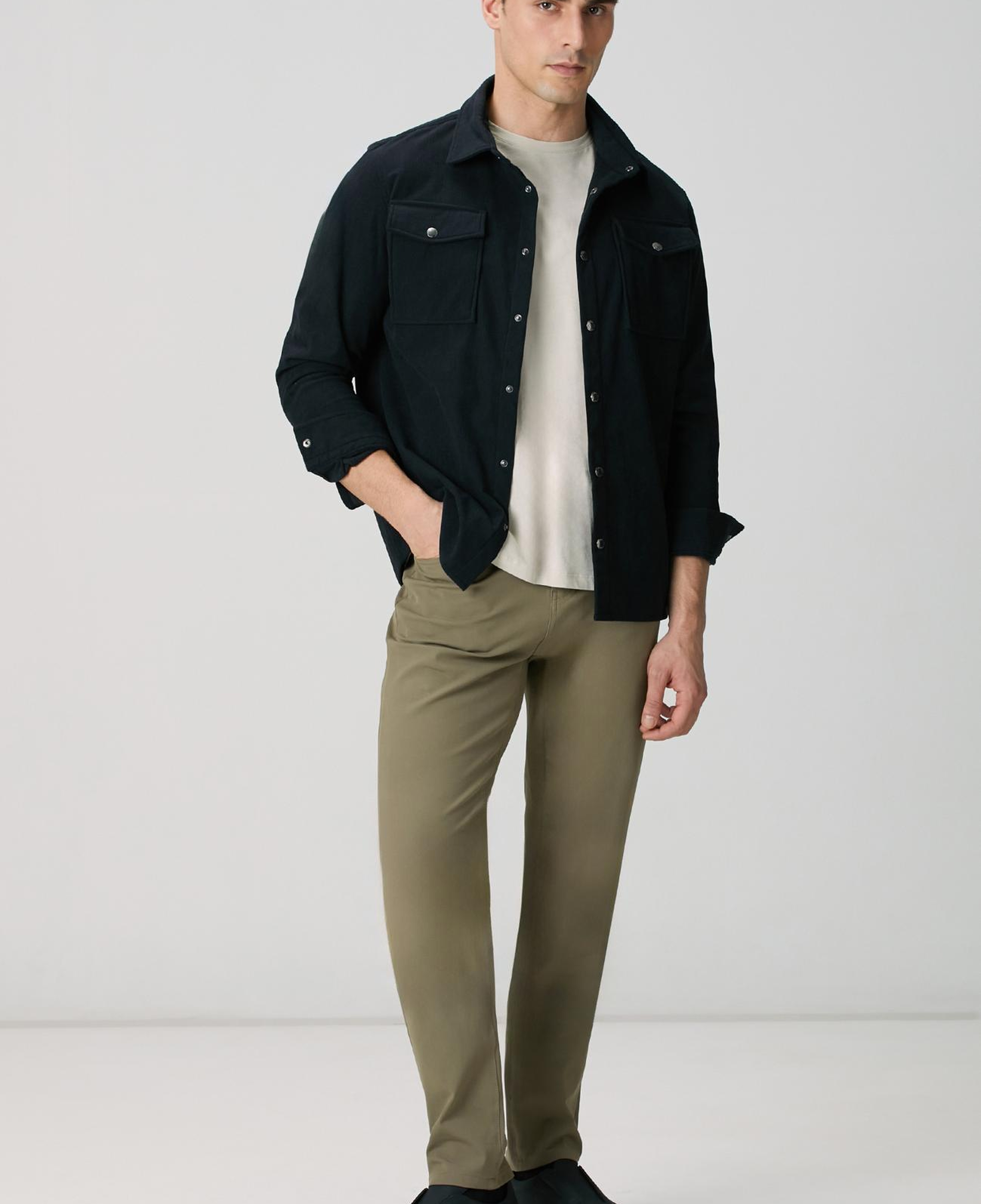 Network Erkek Lacivert Dış Gömlek