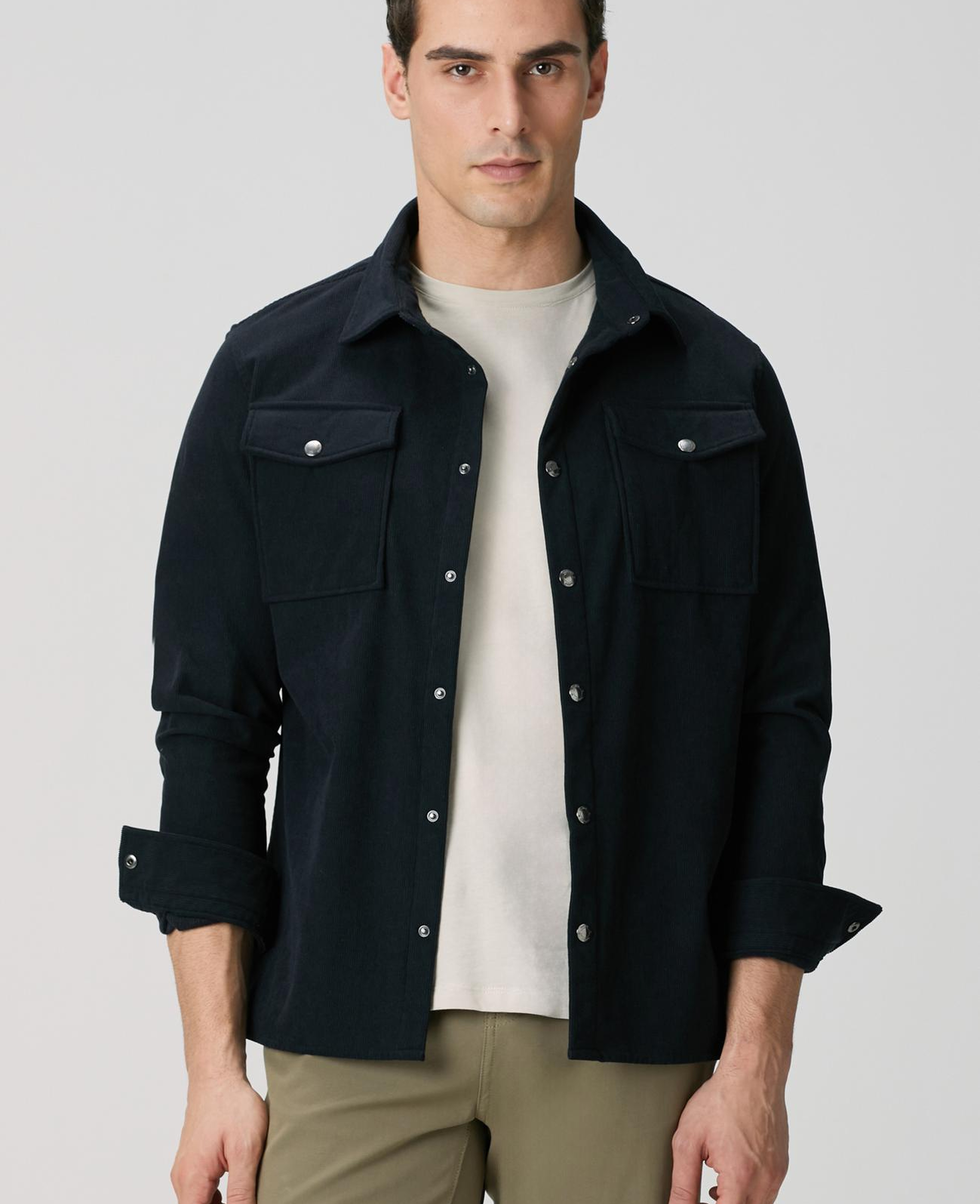 Network Erkek Lacivert Dış Gömlek