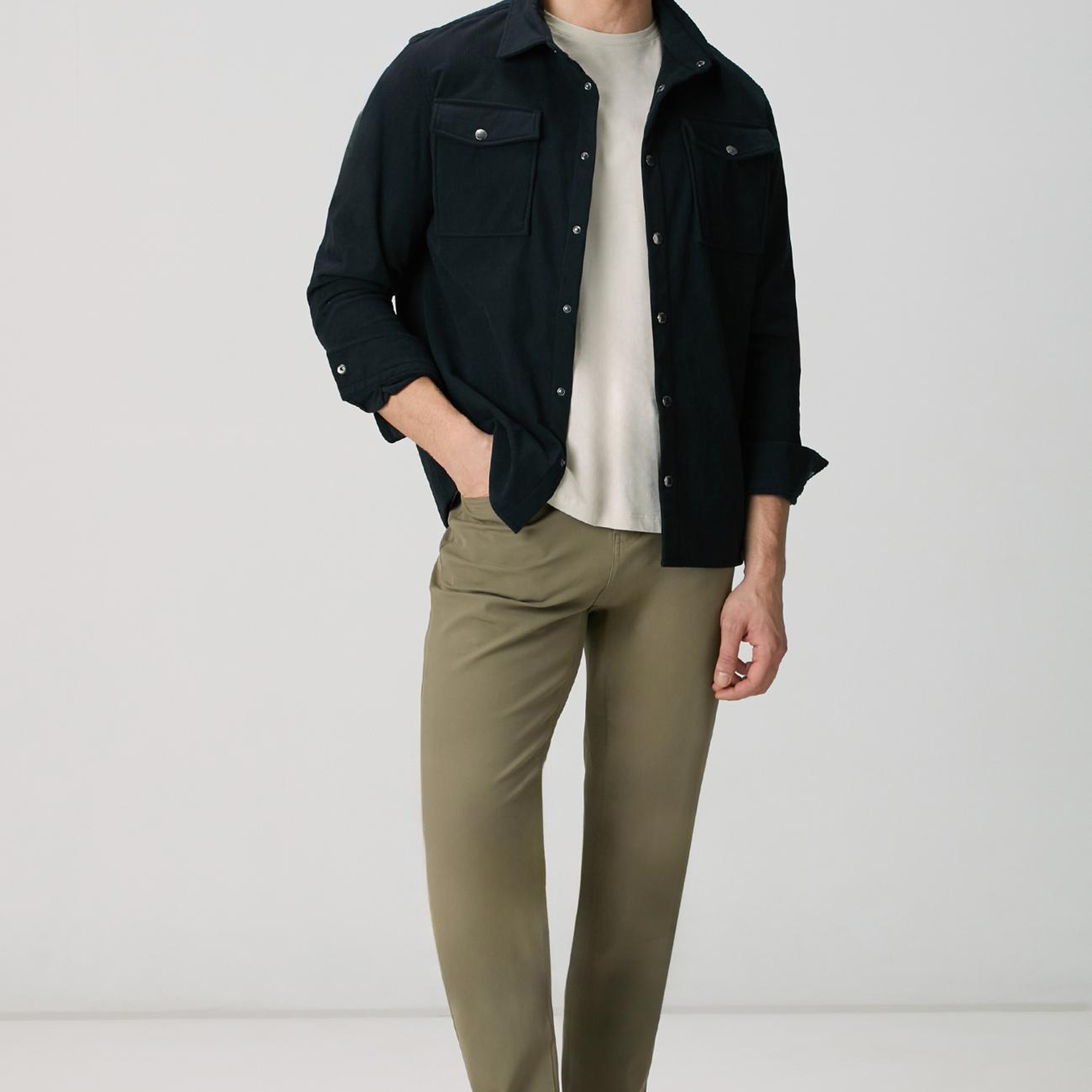 Network Erkek Lacivert Dış Gömlek