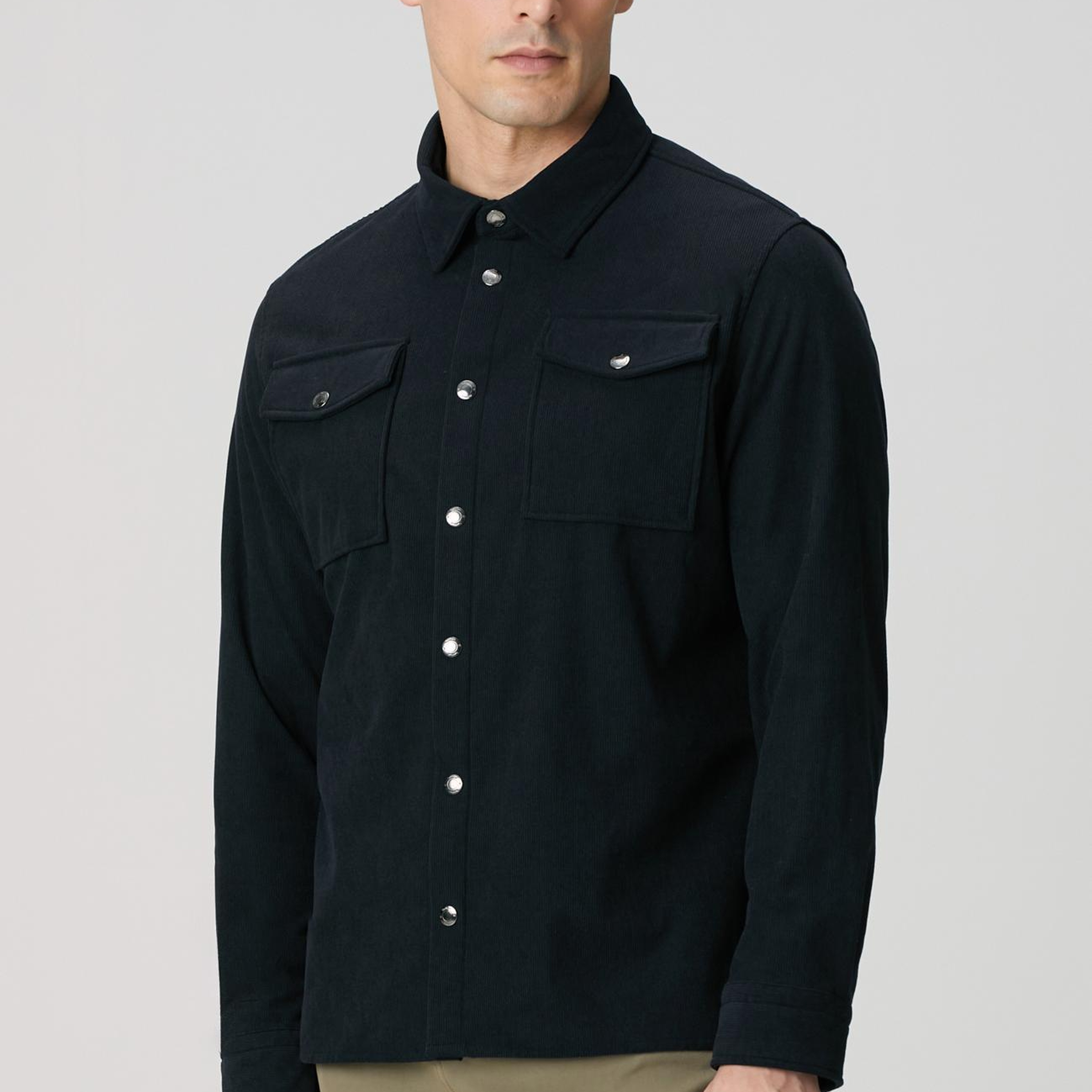 Network Erkek Lacivert Dış Gömlek