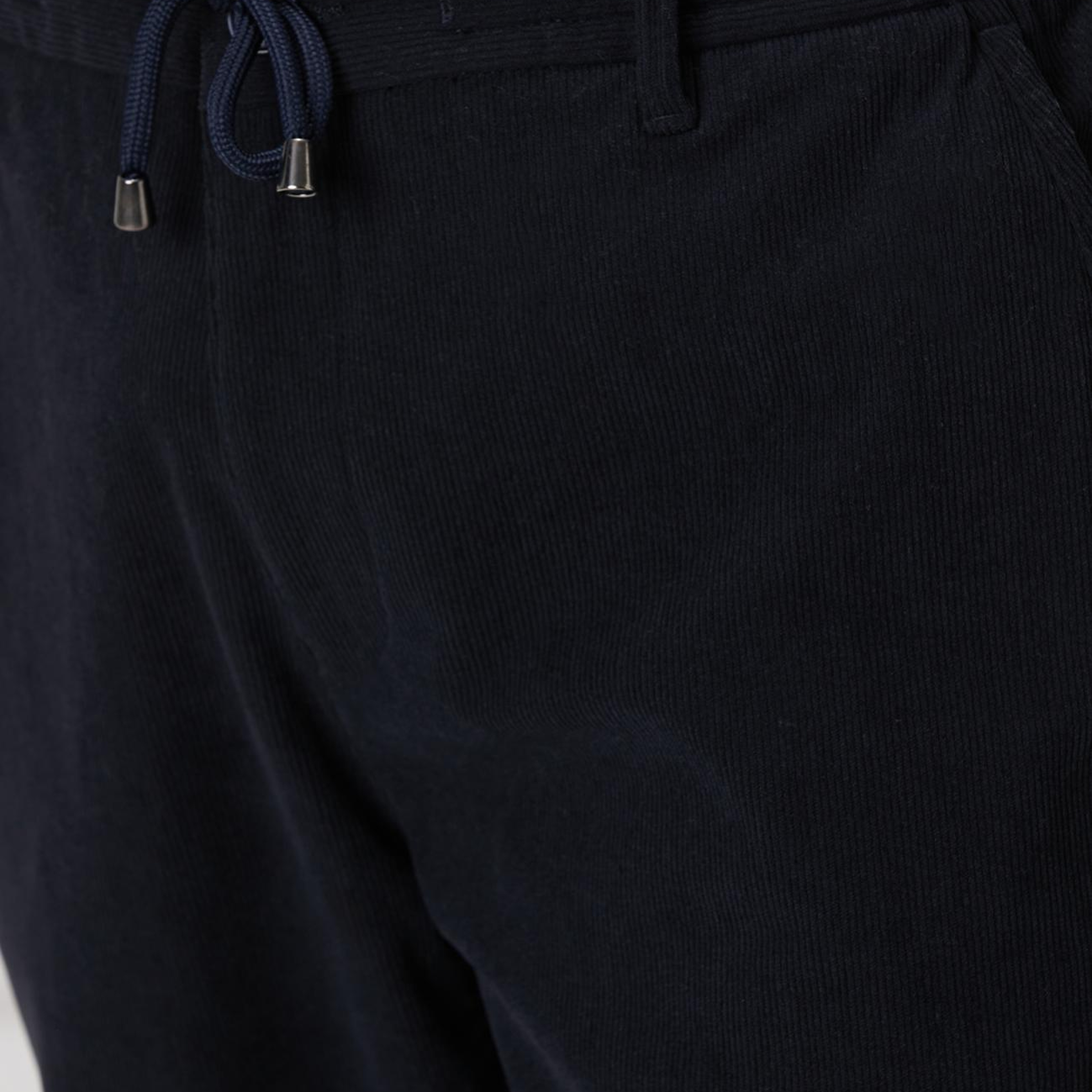 Network Erkek Lacivert Kadife Fitilli Jogger Pantolon