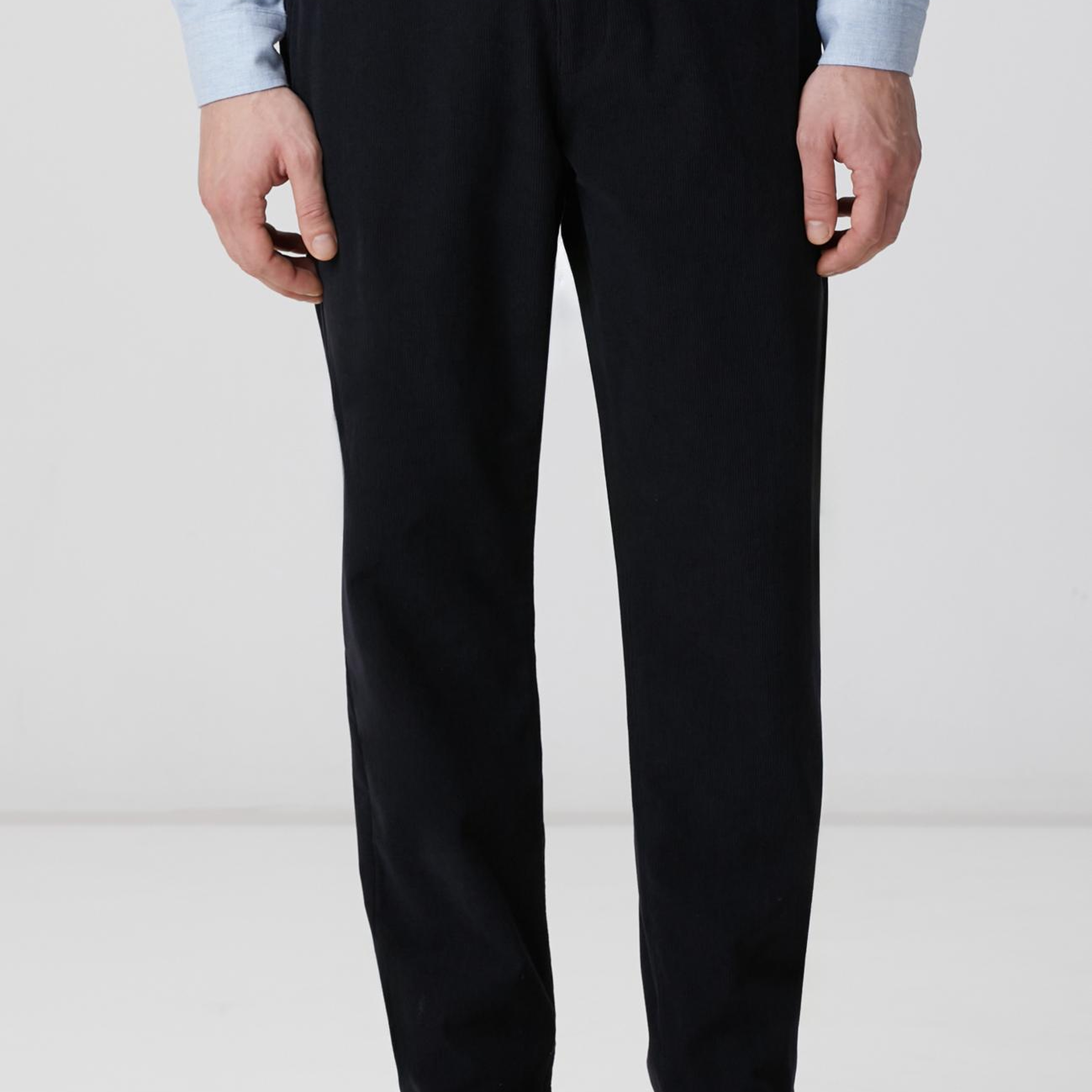 Network Erkek Lacivert Kadife Fitilli Jogger Pantolon