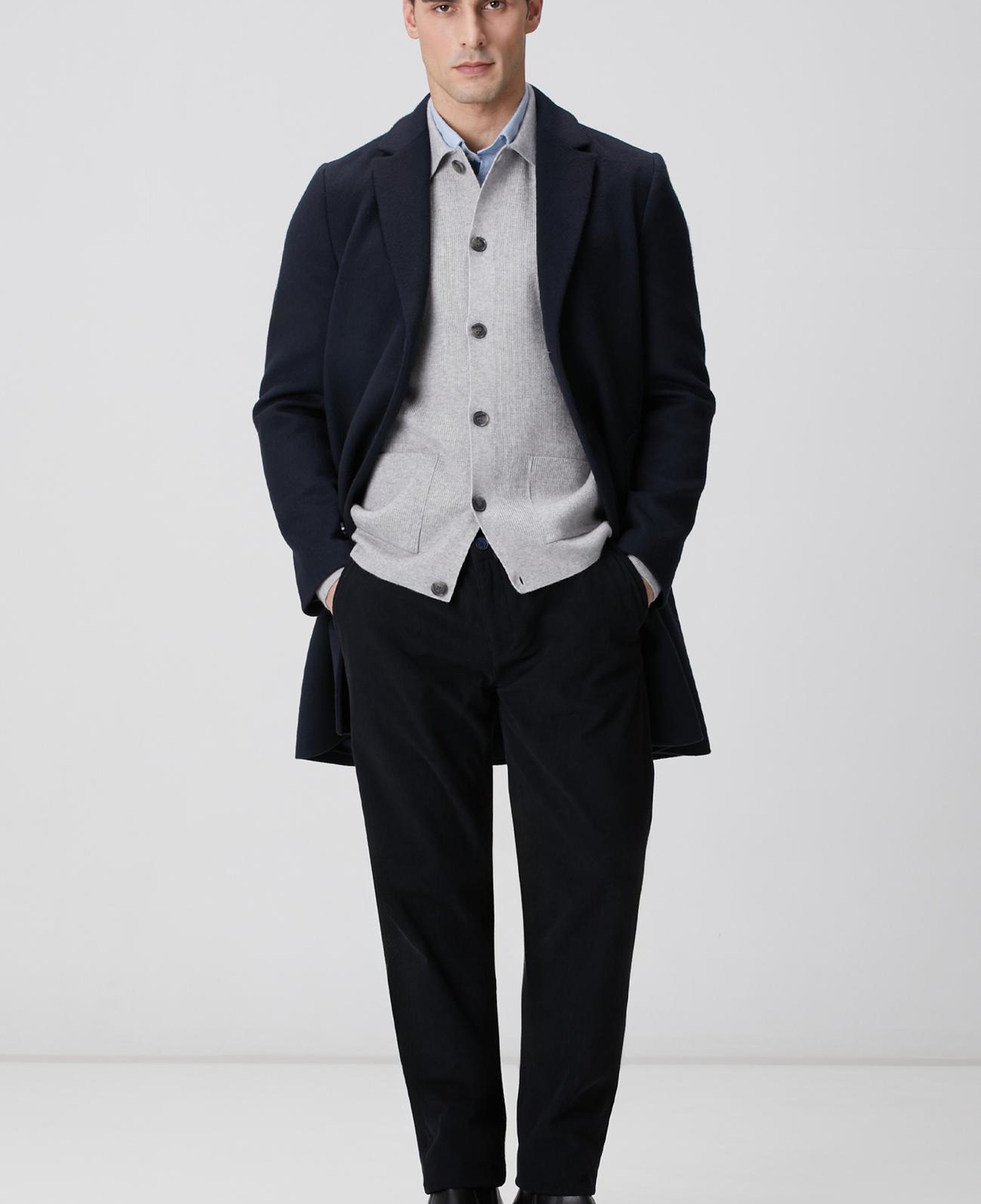 Network Erkek Lacivert Kadife Fitilli Jogger Pantolon