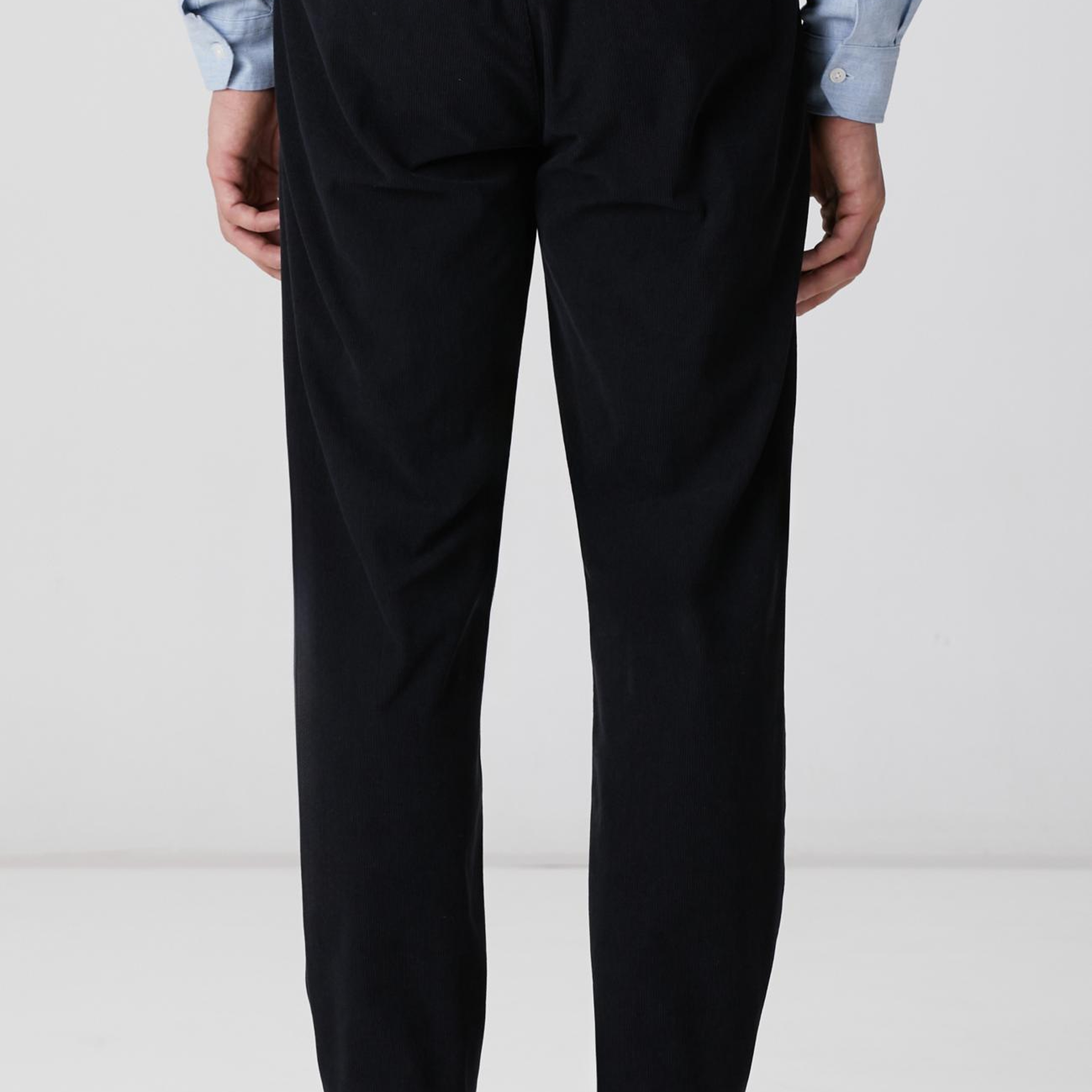 Network Erkek Lacivert Kadife Fitilli Jogger Pantolon