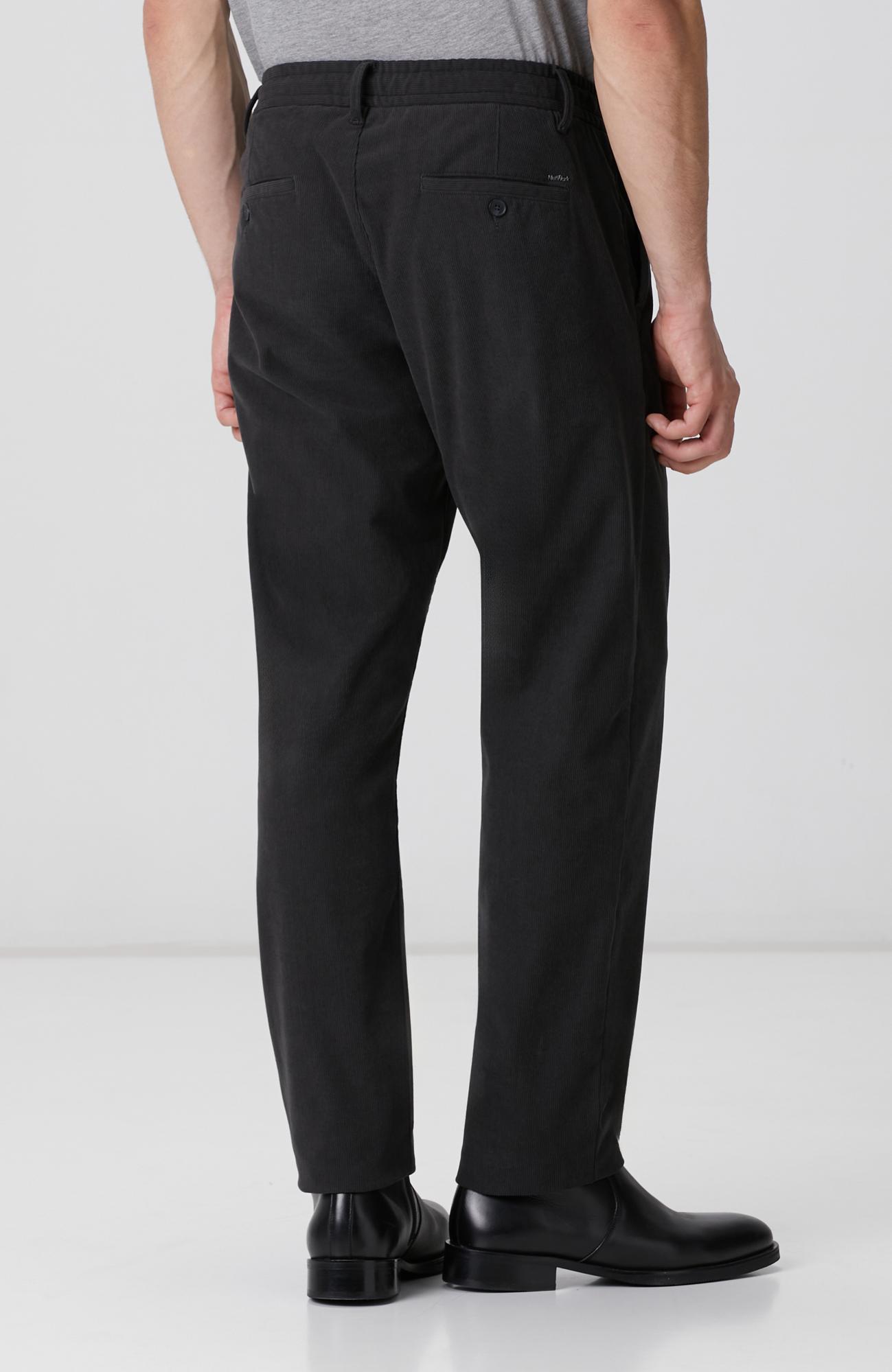 Network Erkek Antrasit Kadife Fitilli Jogger Pantolon