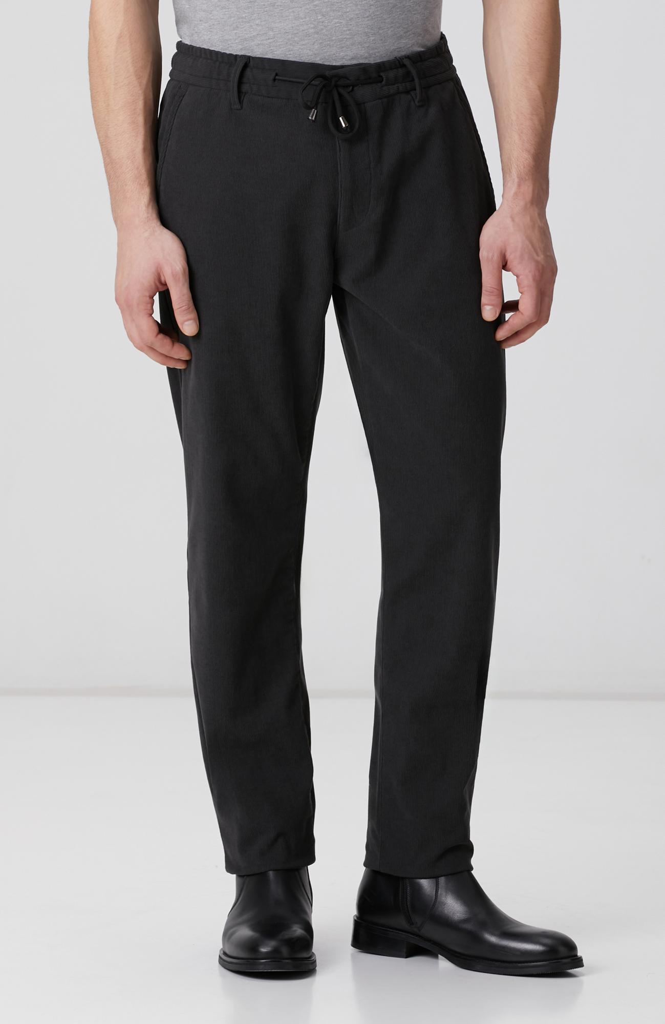 Network Erkek Antrasit Kadife Fitilli Jogger Pantolon