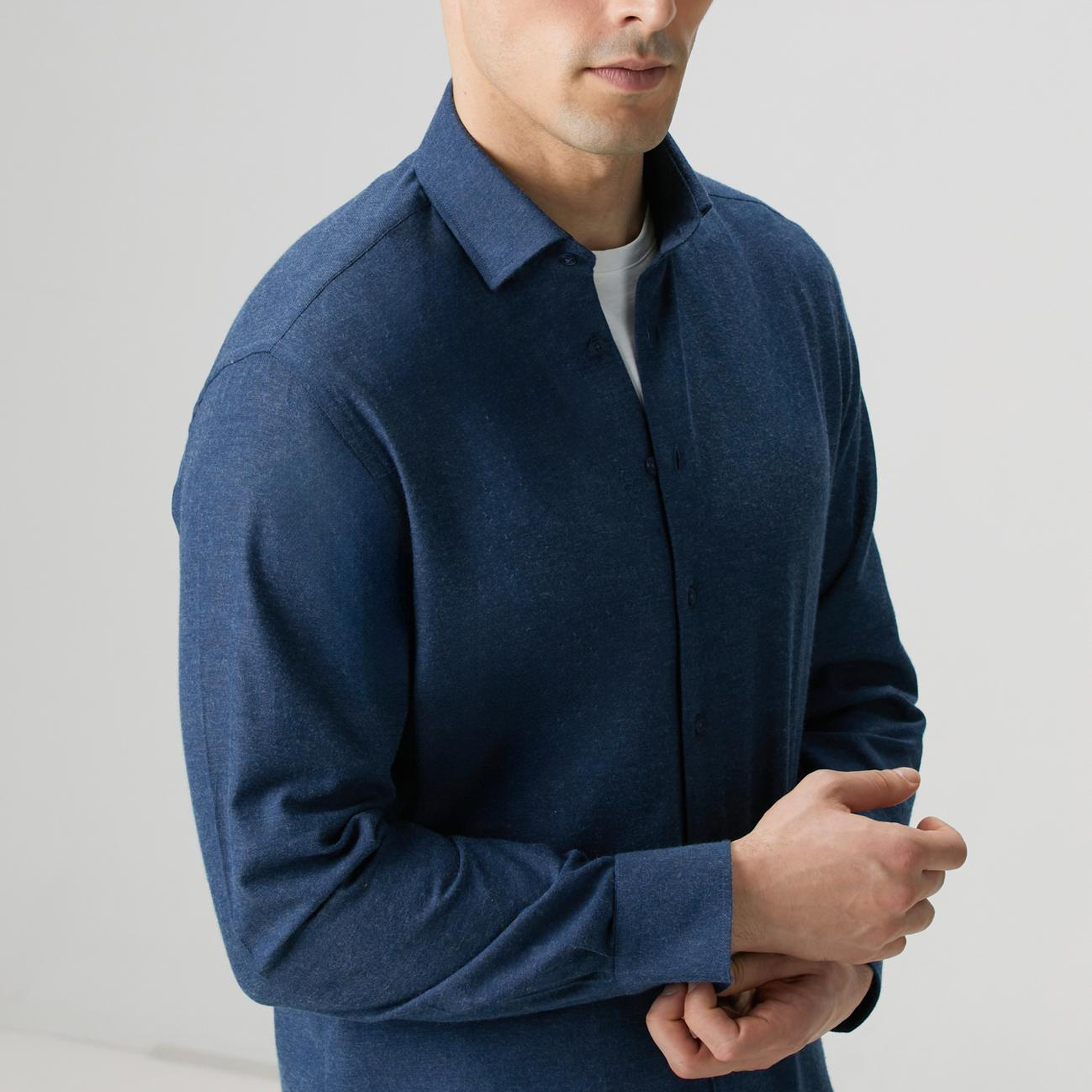 Network Erkek Lacivert Gömlek