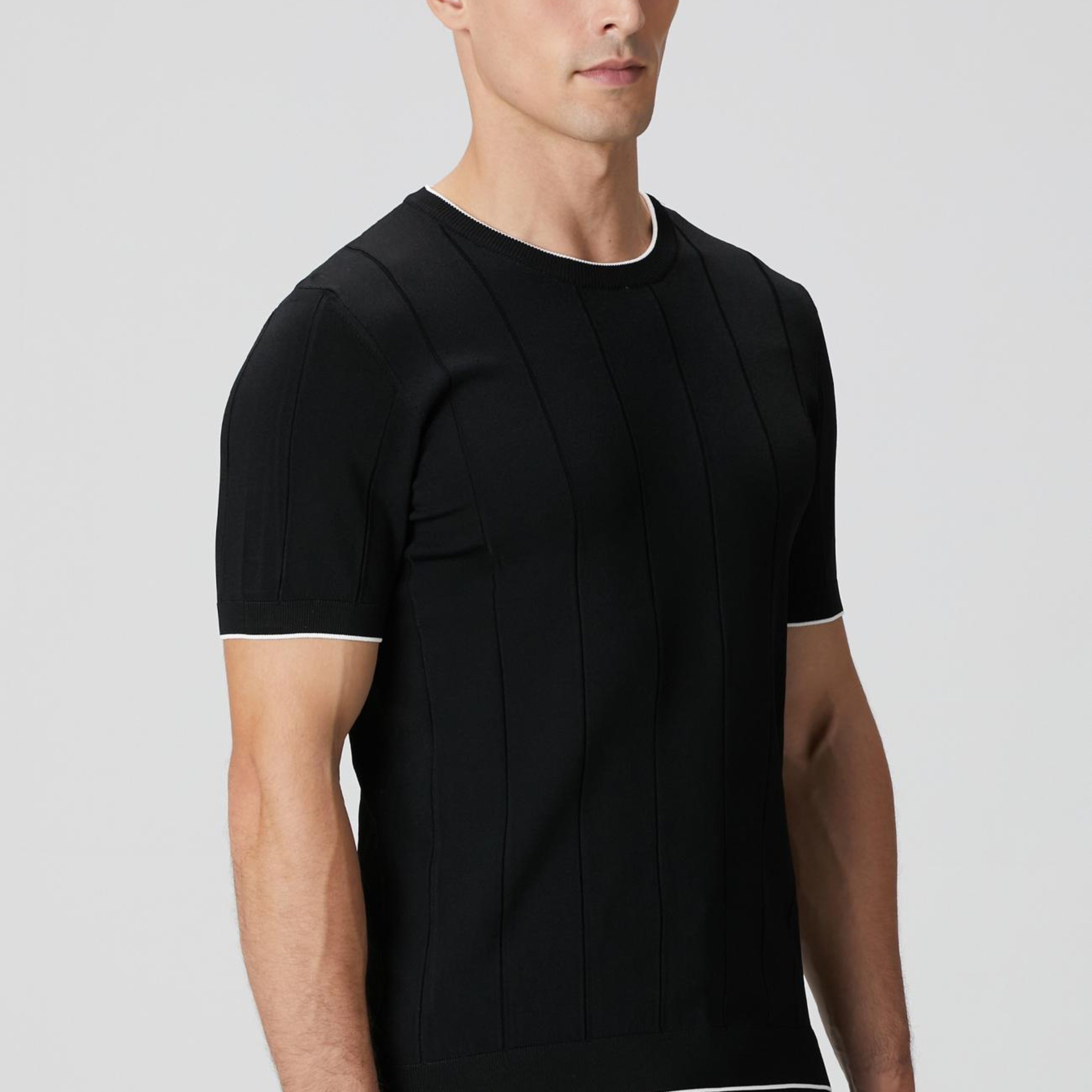 Network Erkek Siyah Triko Kazak