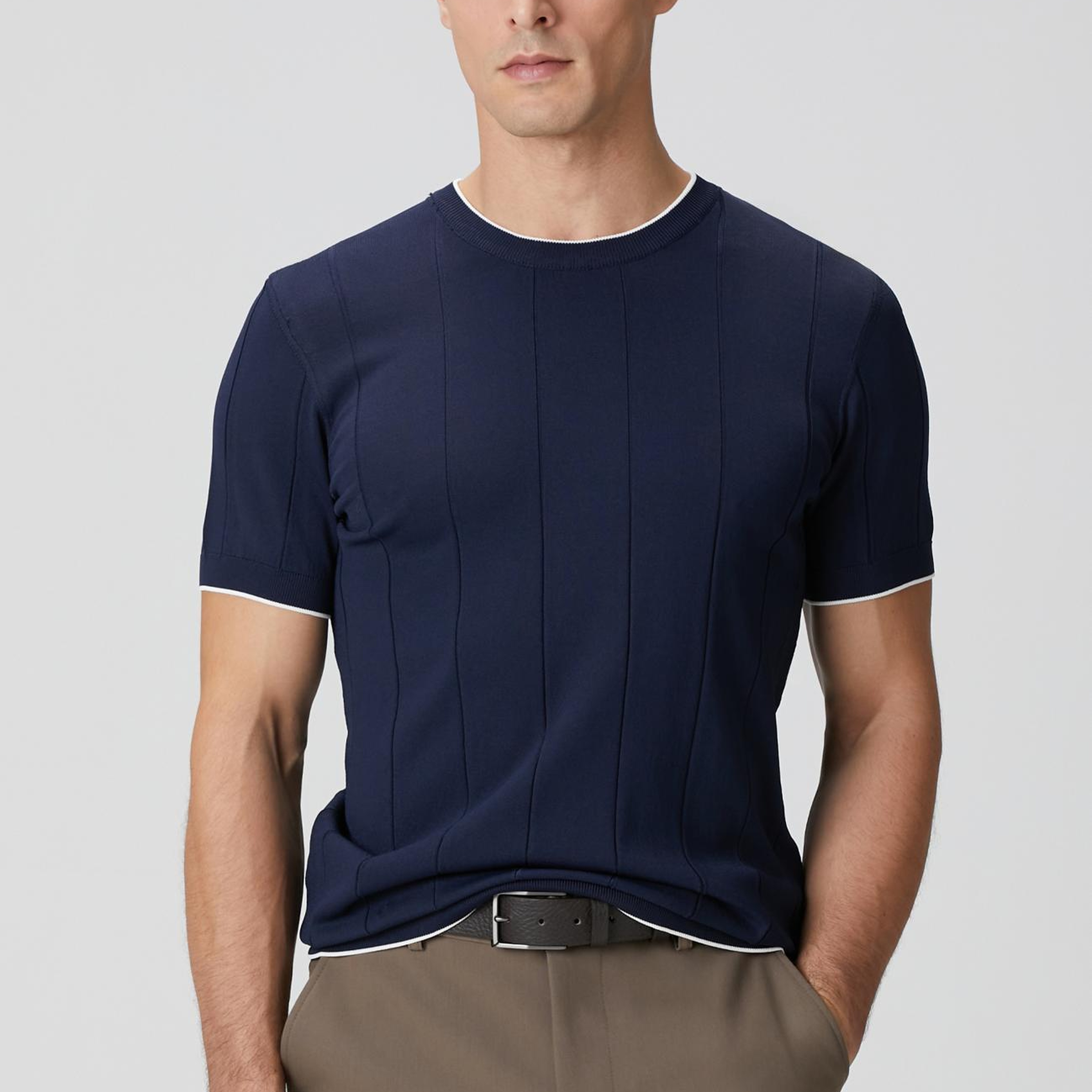 Network Erkek Lacivert Triko Kazak