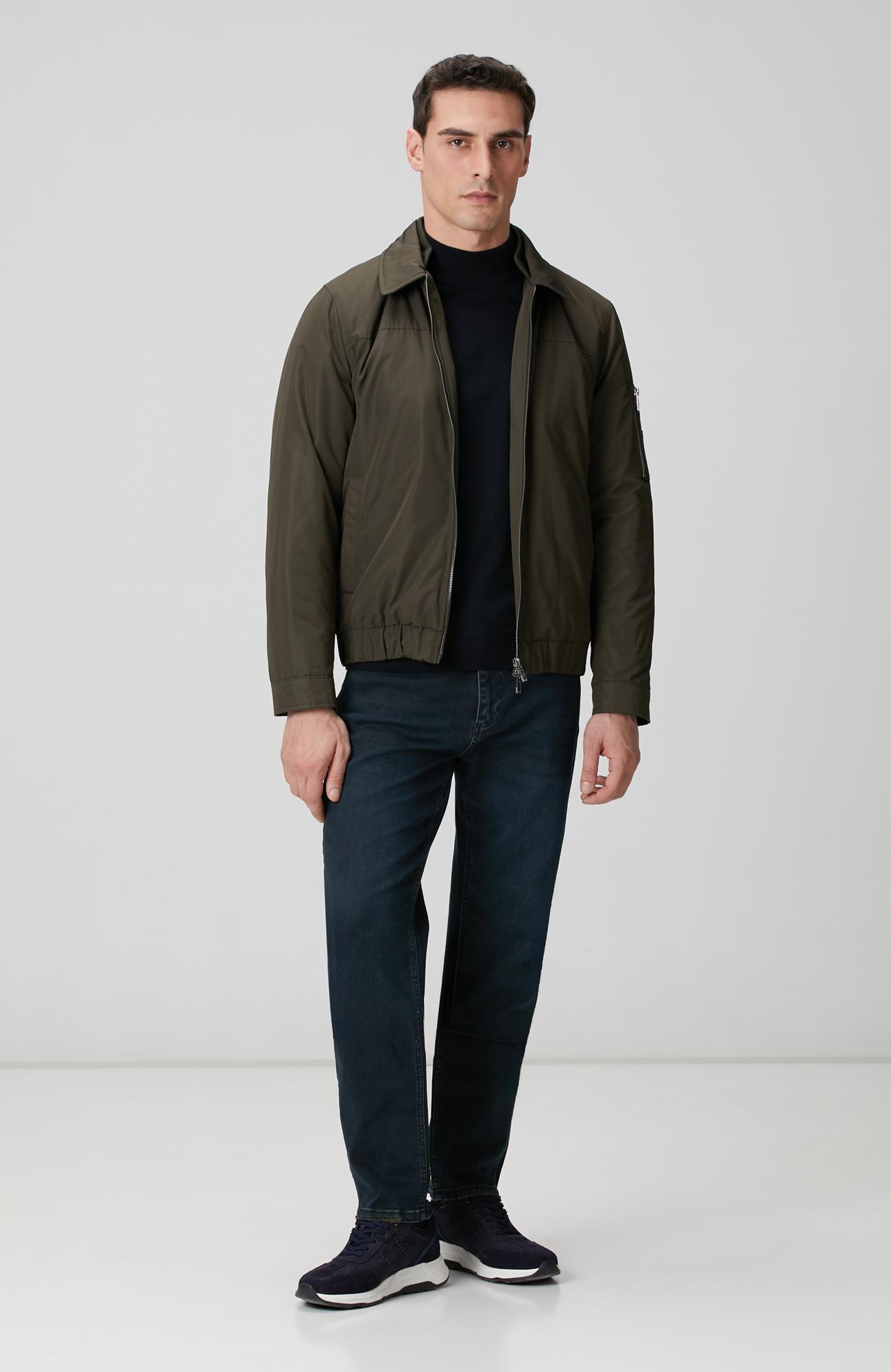 Network Erkek Lacivert Yarım Balıkçı Yaka Kazak