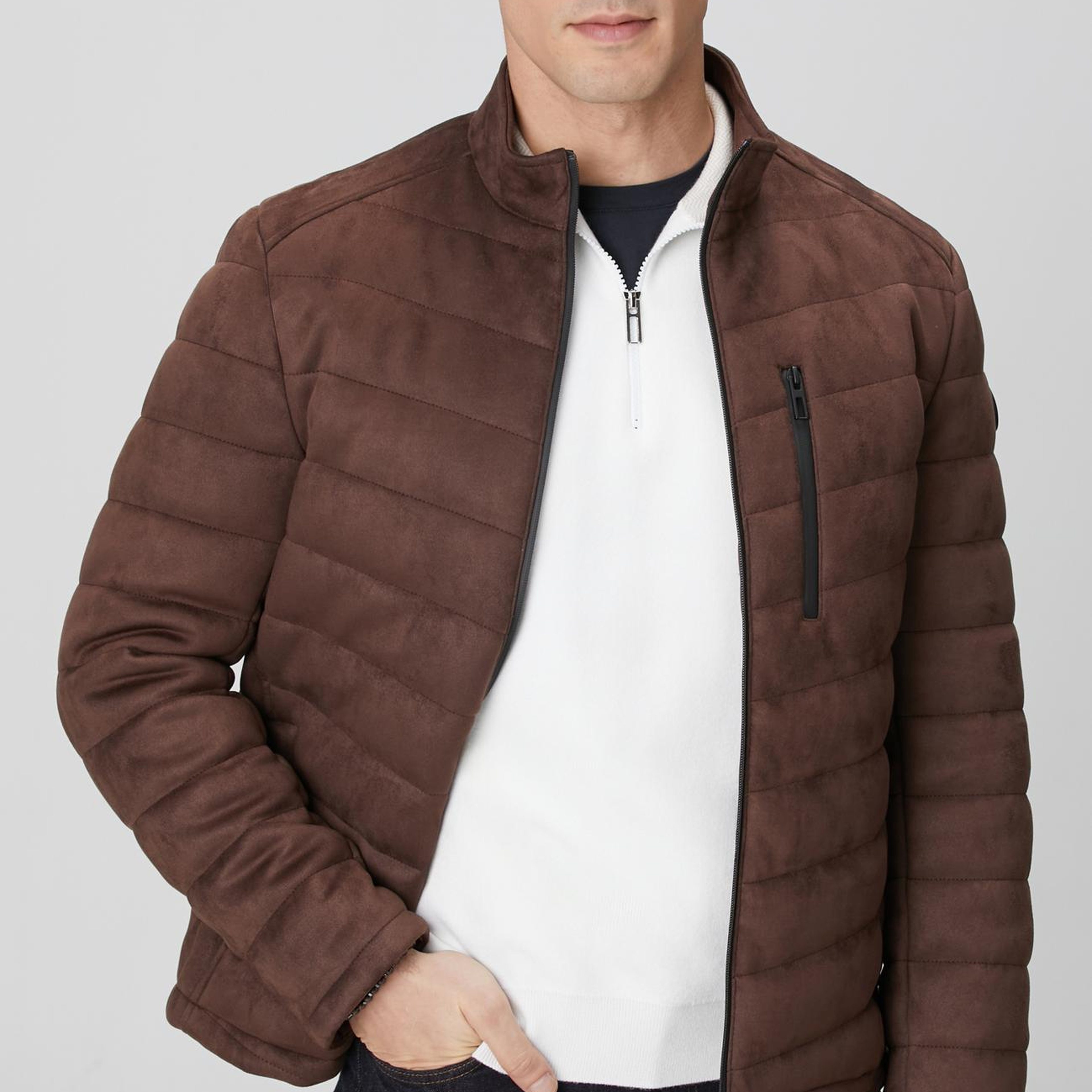 Network Erkek Acı Kahve Mont