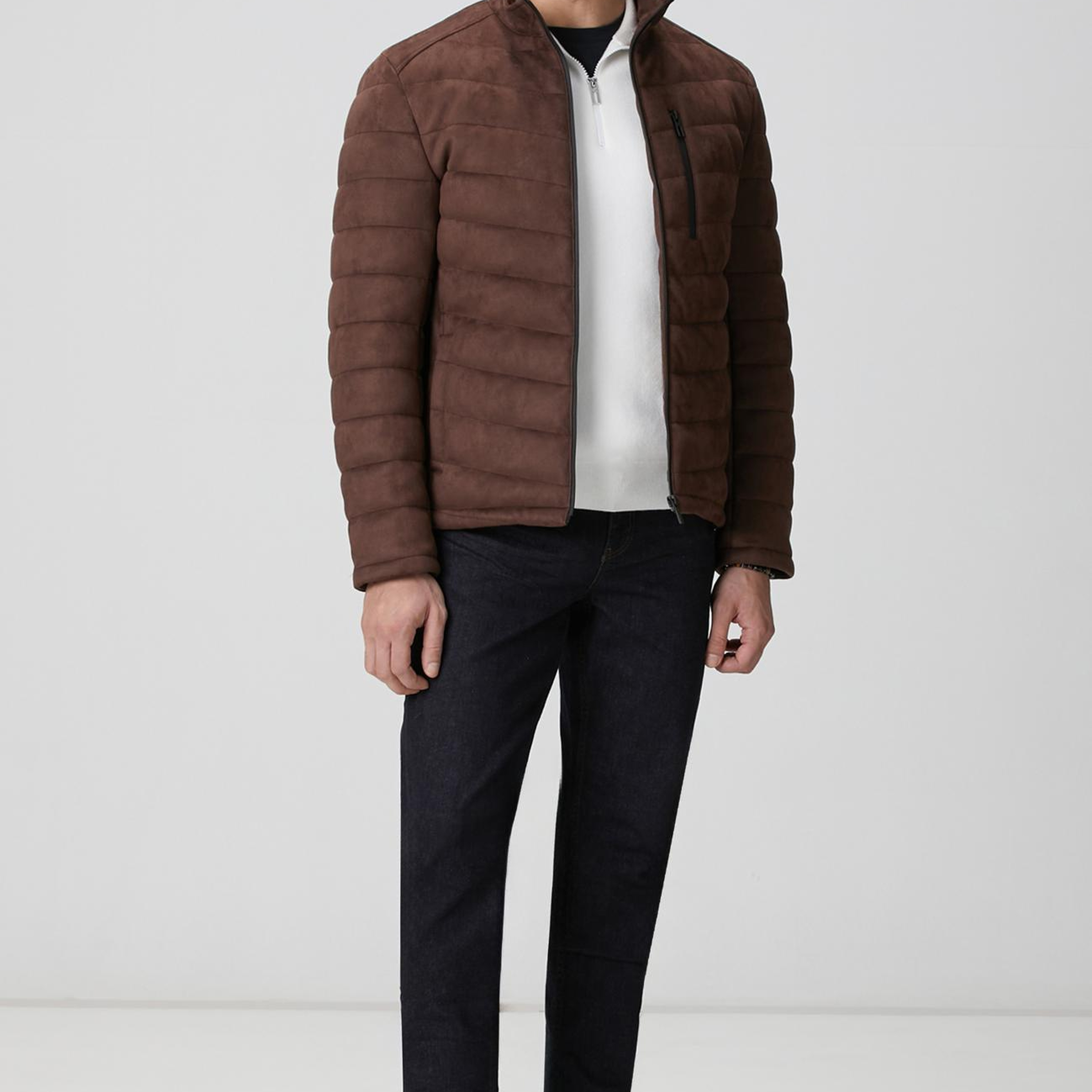 Network Erkek Acı Kahve Mont