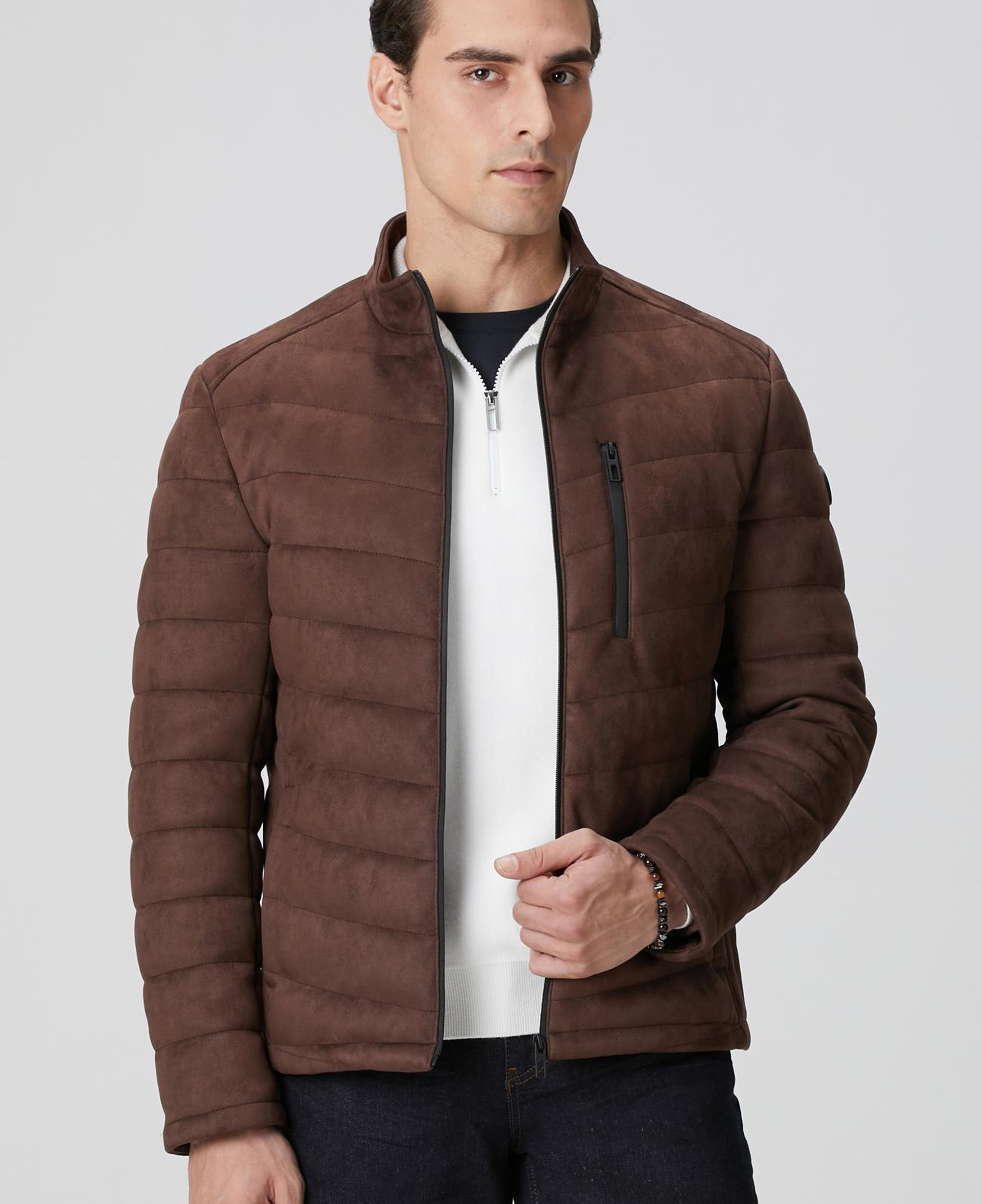 Network Erkek Acı Kahve Mont