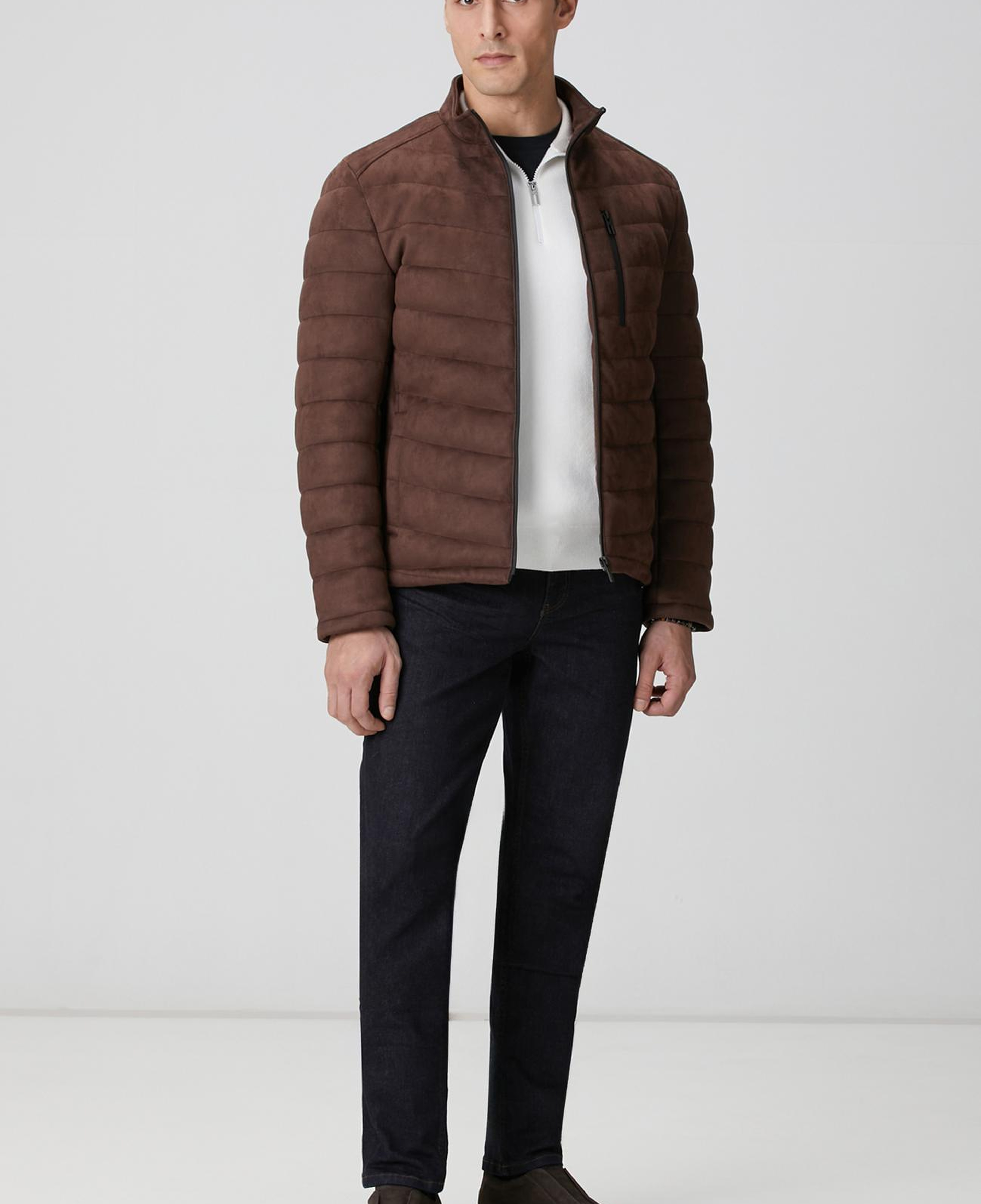 Network Erkek Acı Kahve Mont