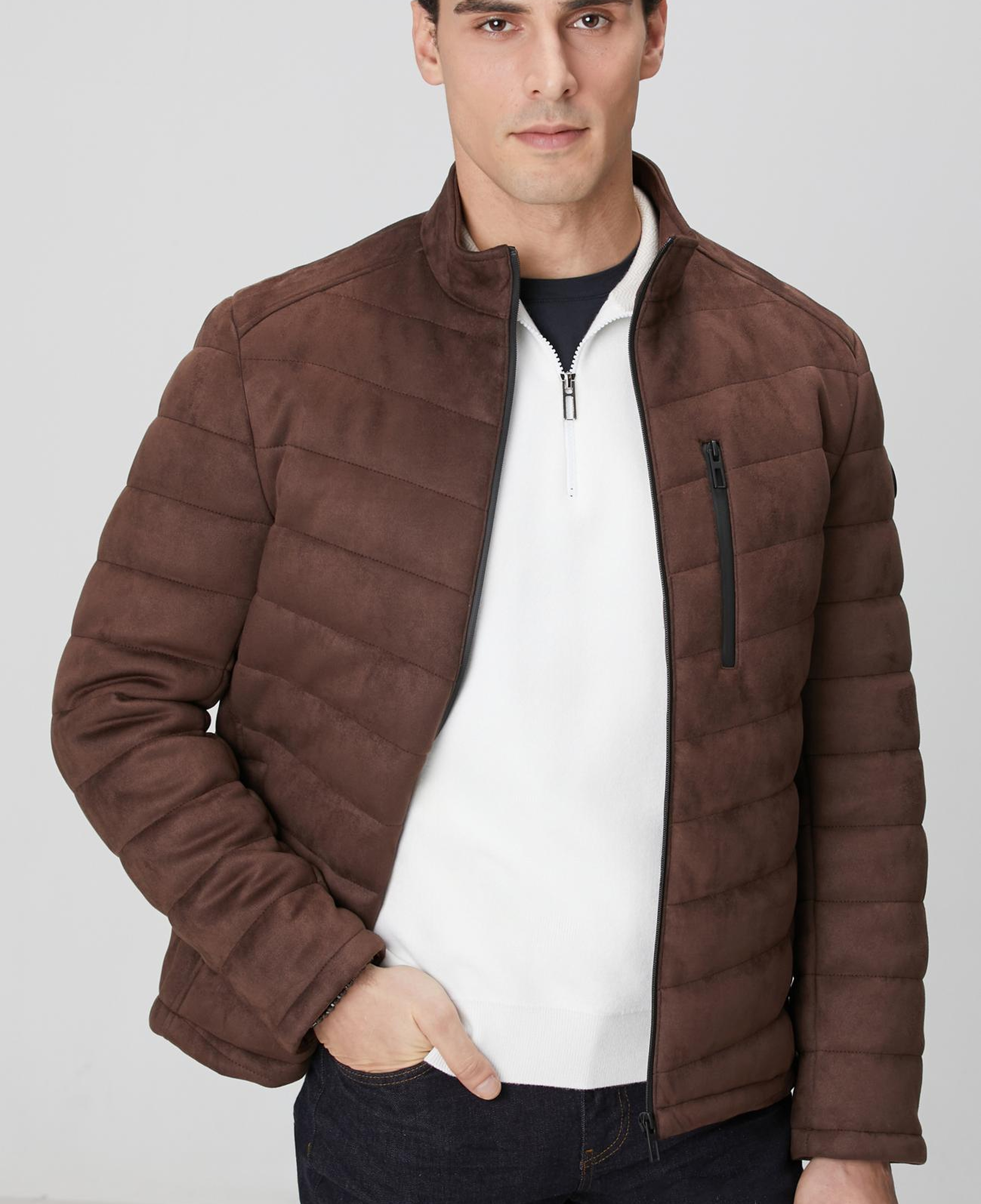 Network Erkek Acı Kahve Mont