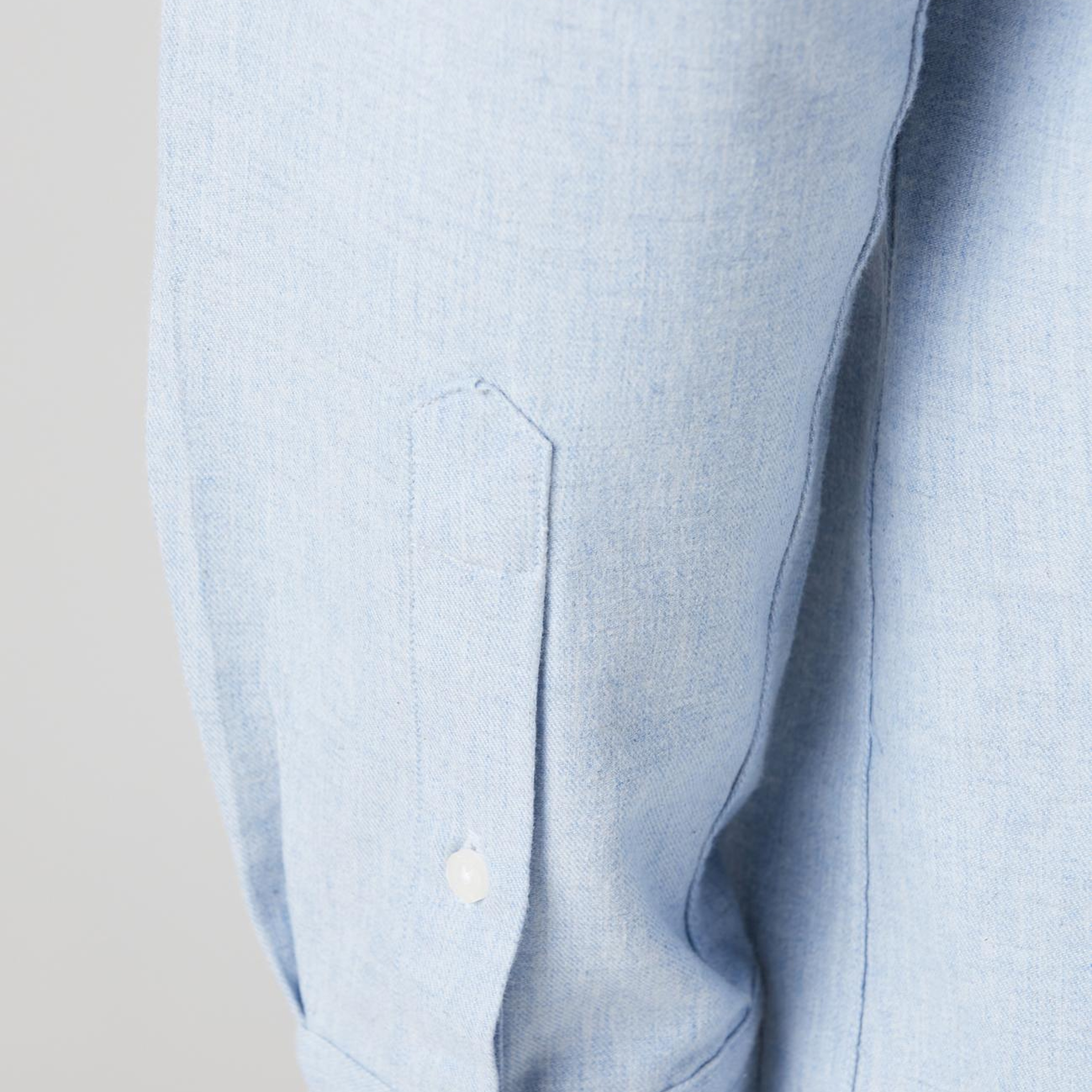 Network Erkek Açık Mavi Flanel Gömlek