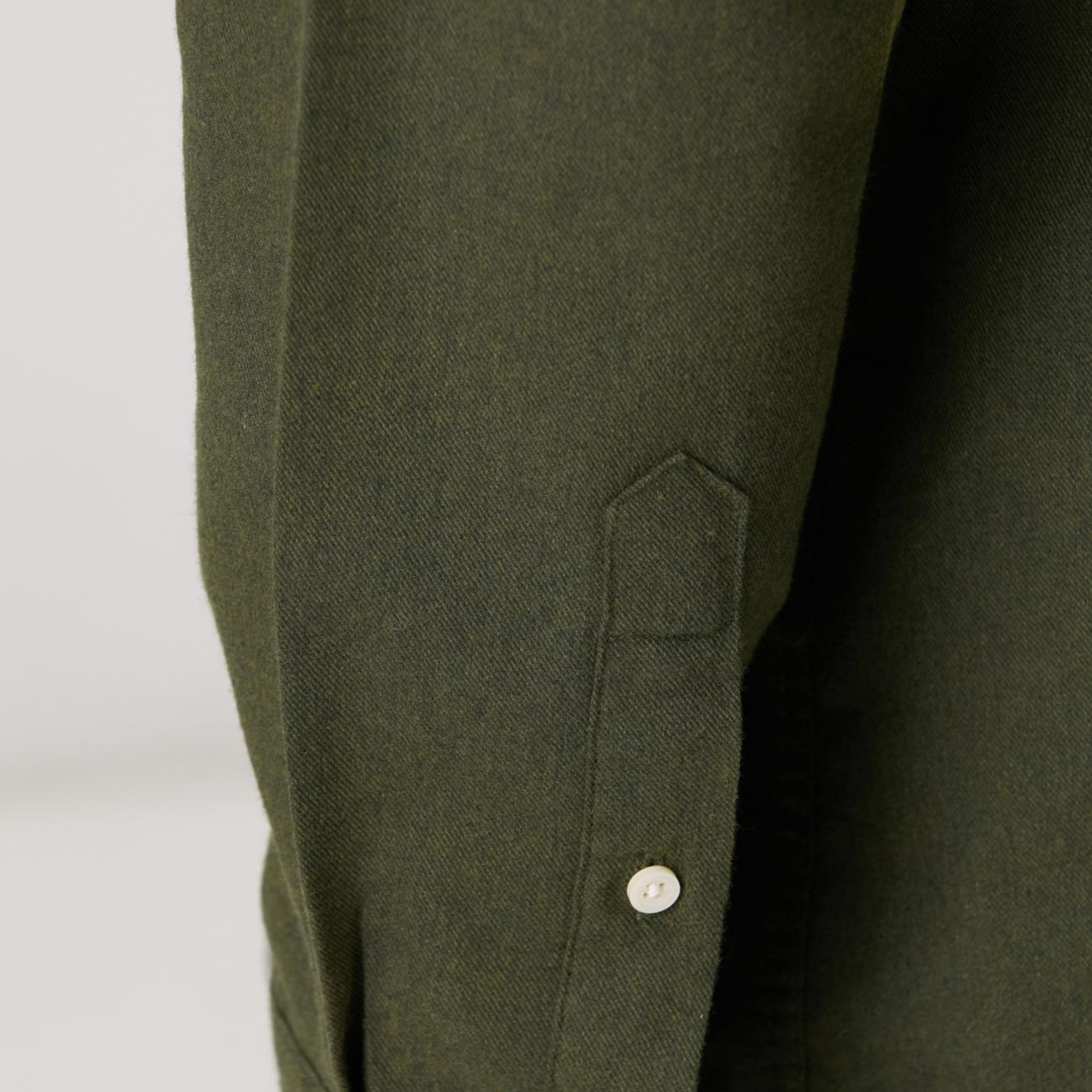 Network Erkek Haki Flanel Cotton Gömlek