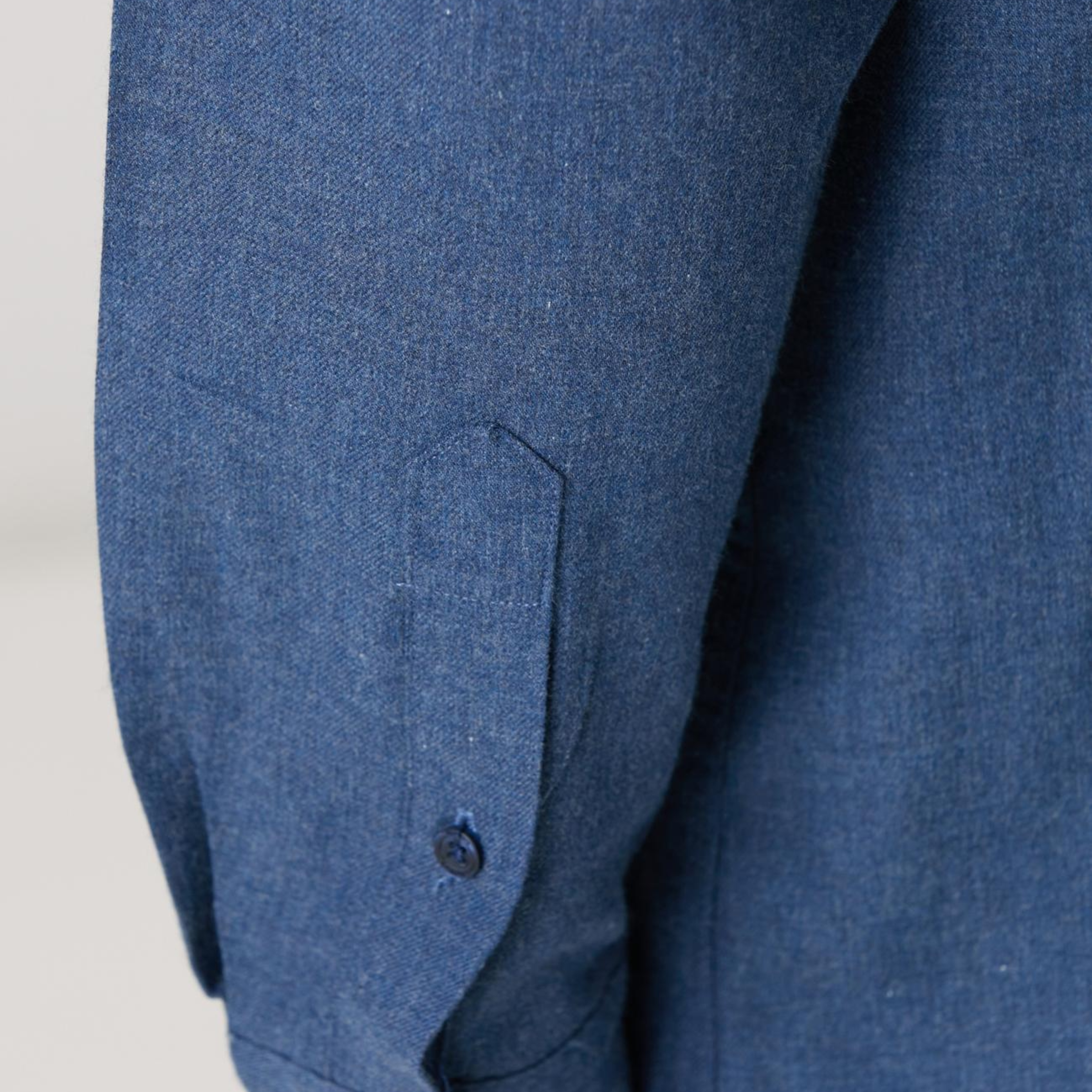 Network Erkek İndigo Flanel Cotton Gömlek