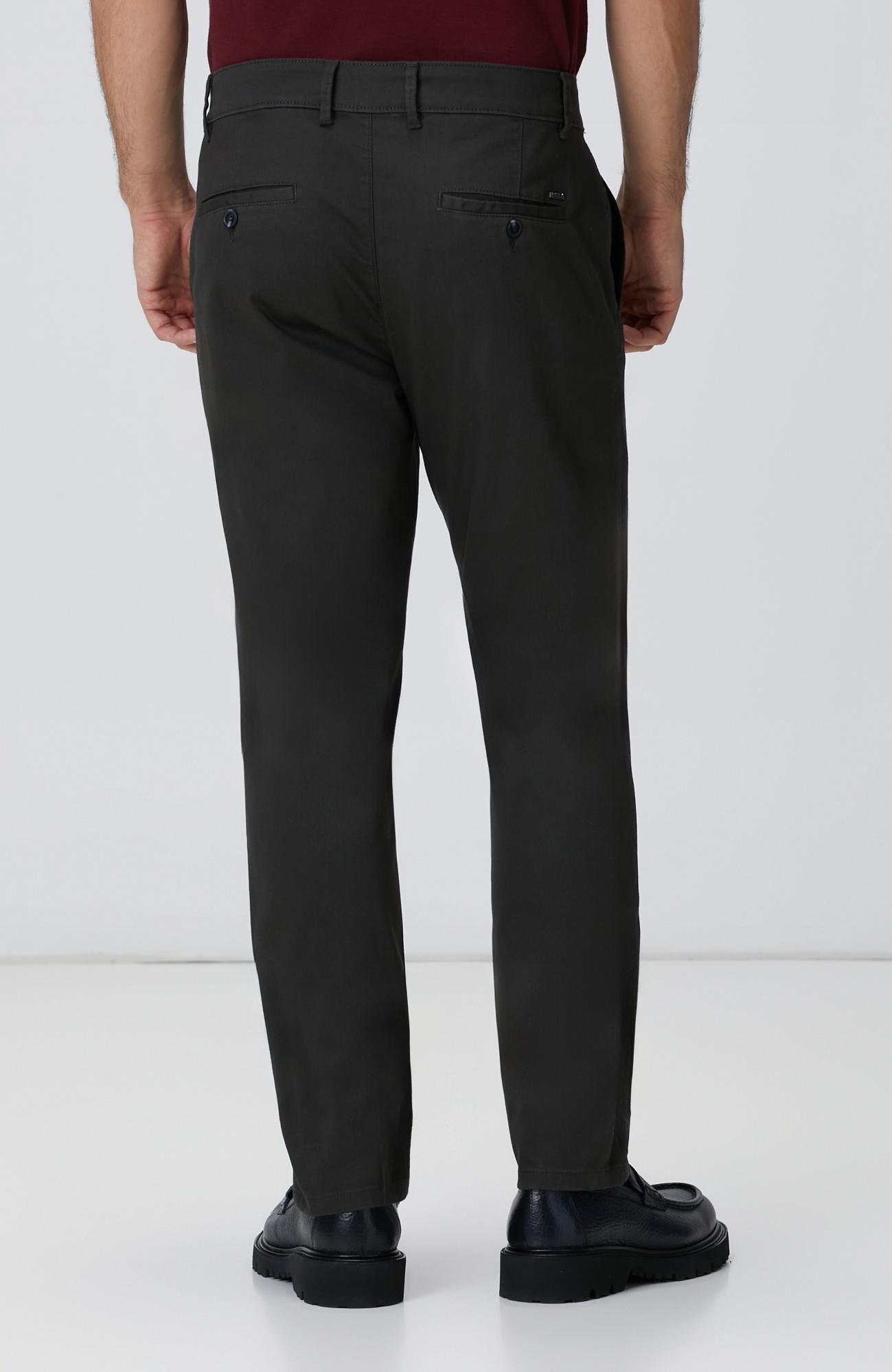 Network Erkek Antrasit Sepet Örgü Desenli Chino Pantolon