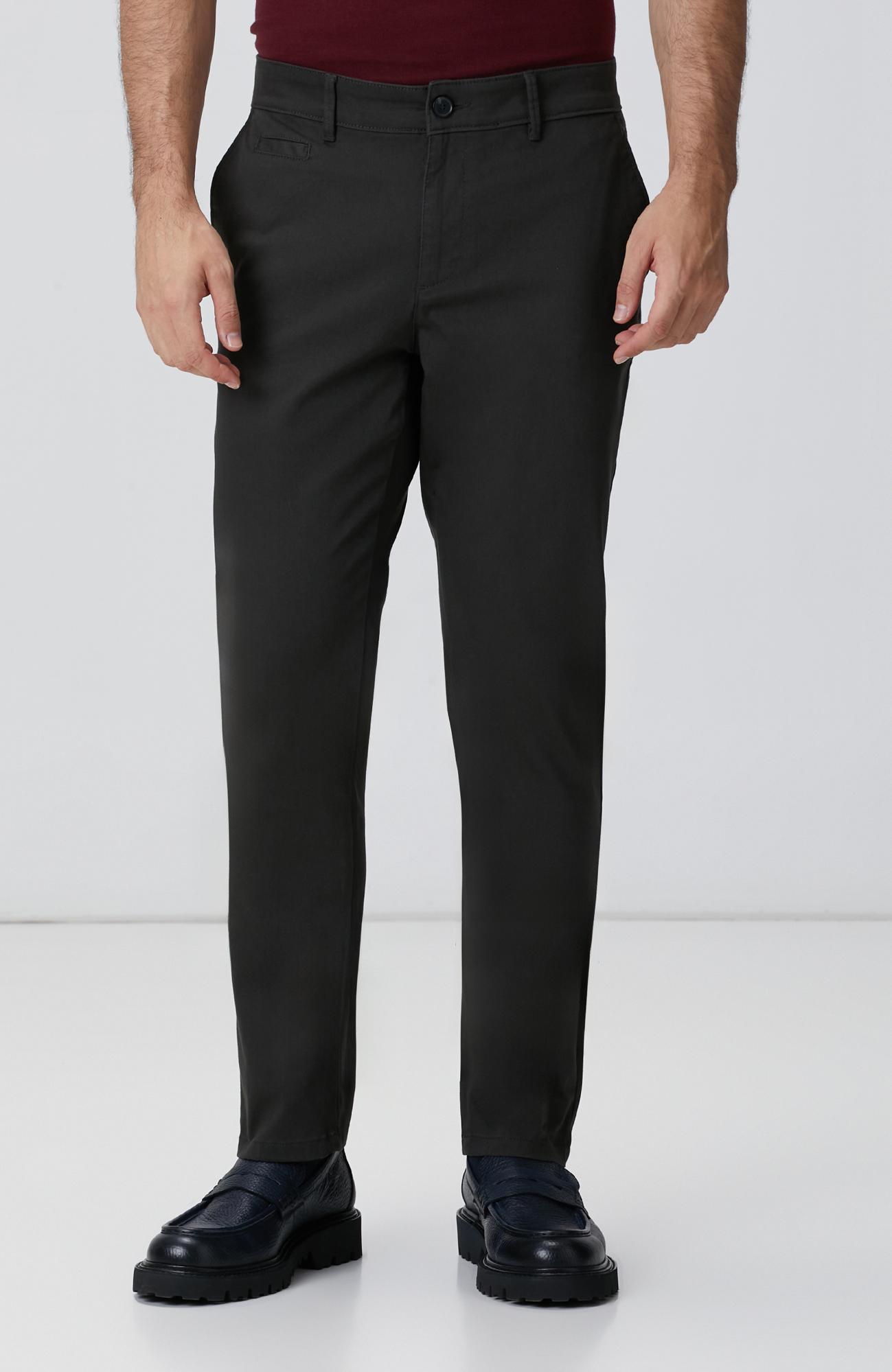 Network Erkek Antrasit Sepet Örgü Desenli Chino Pantolon