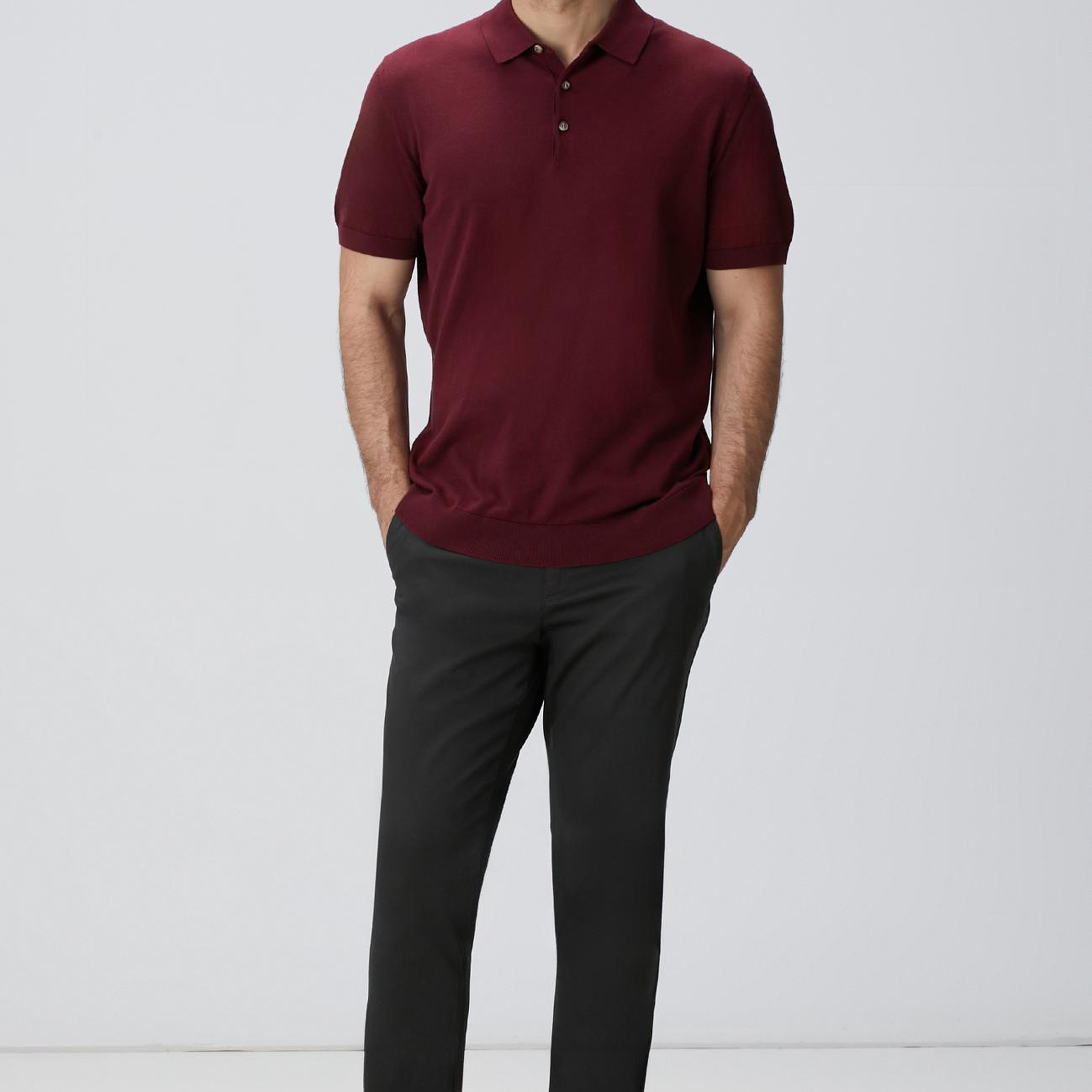 Network Erkek Antrasit Sepet Örgü Desenli Chino Pantolon