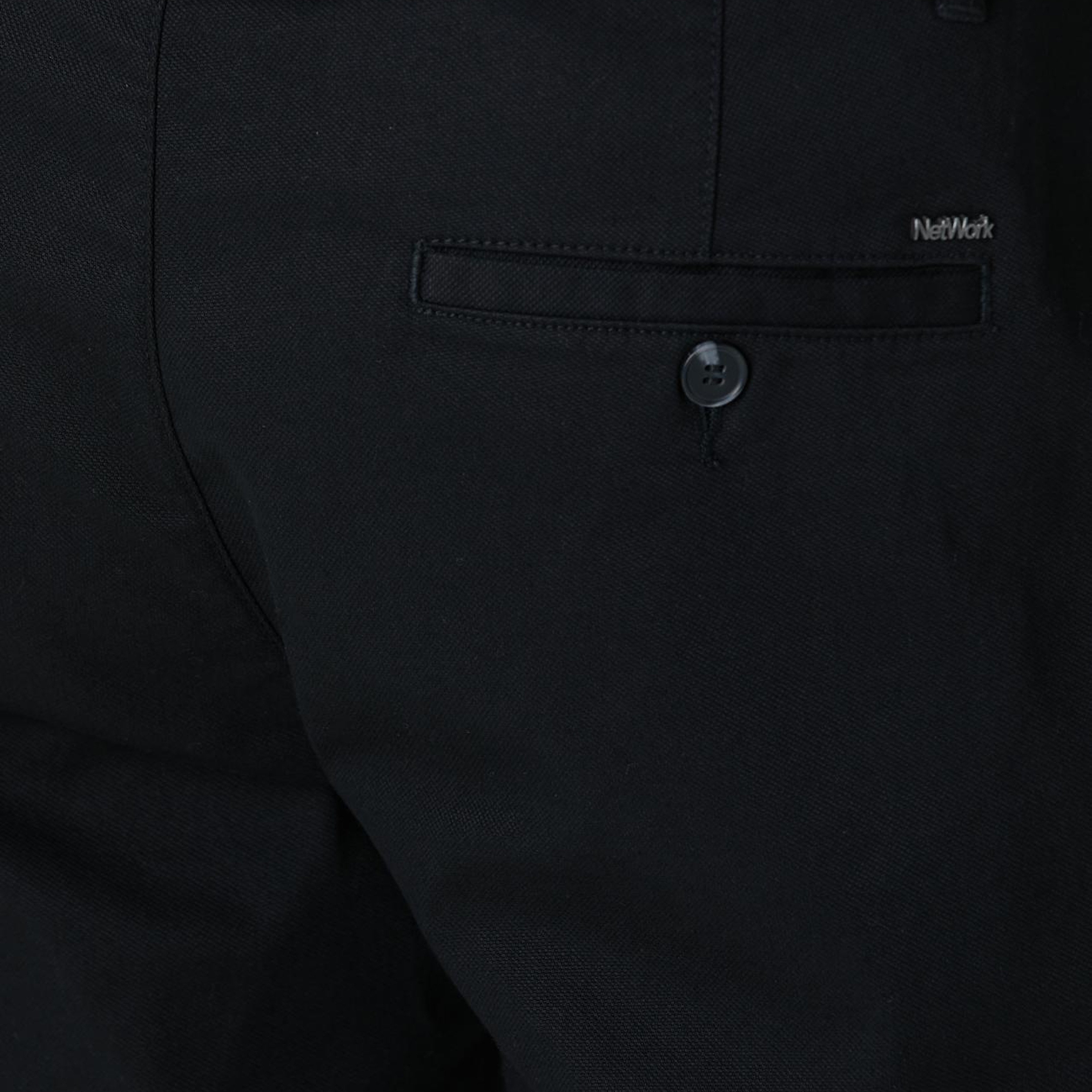 Network Erkek Siyah Chino Pantolon