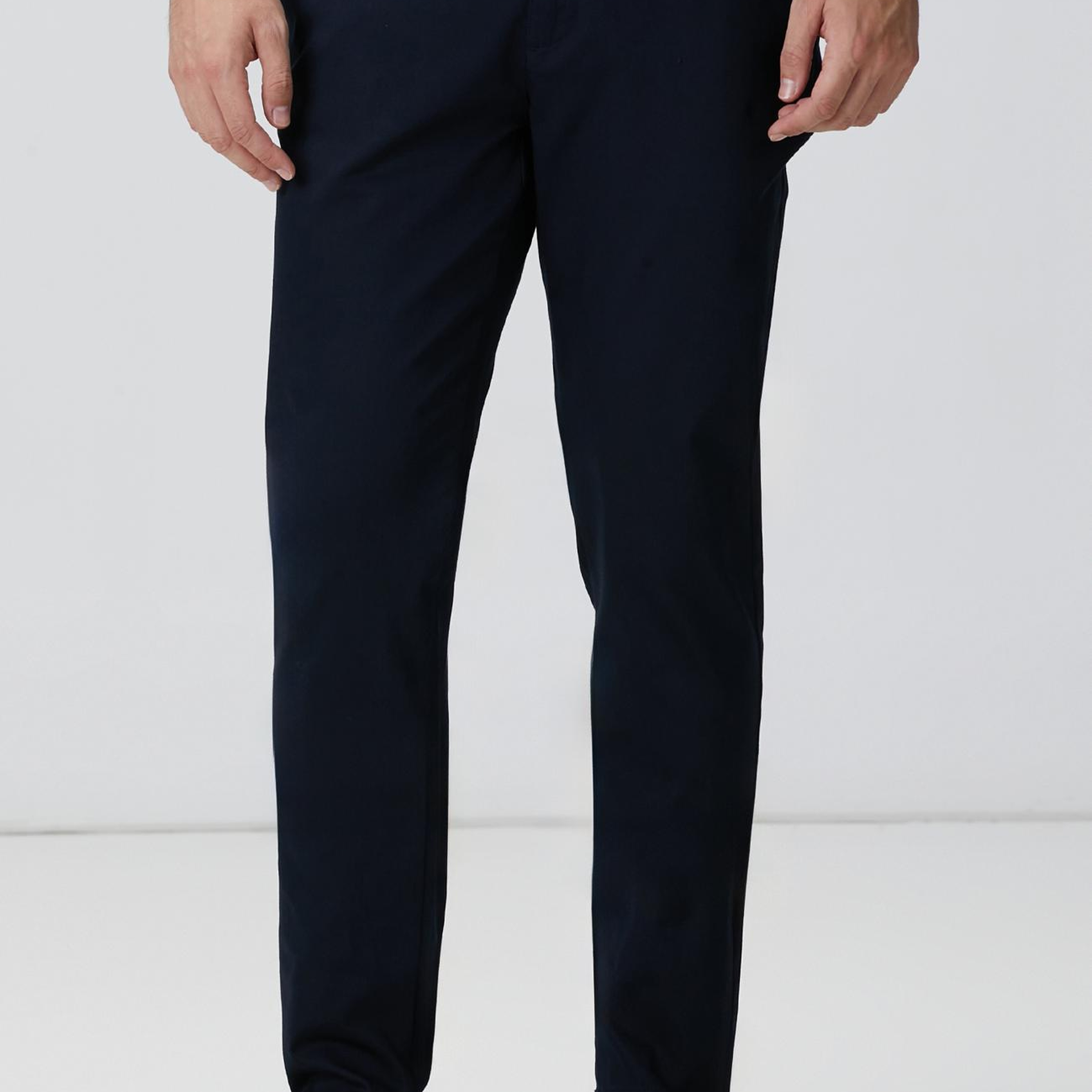 Network Erkek Lacivert Sepet Örgü Desenli Chino Pantolon