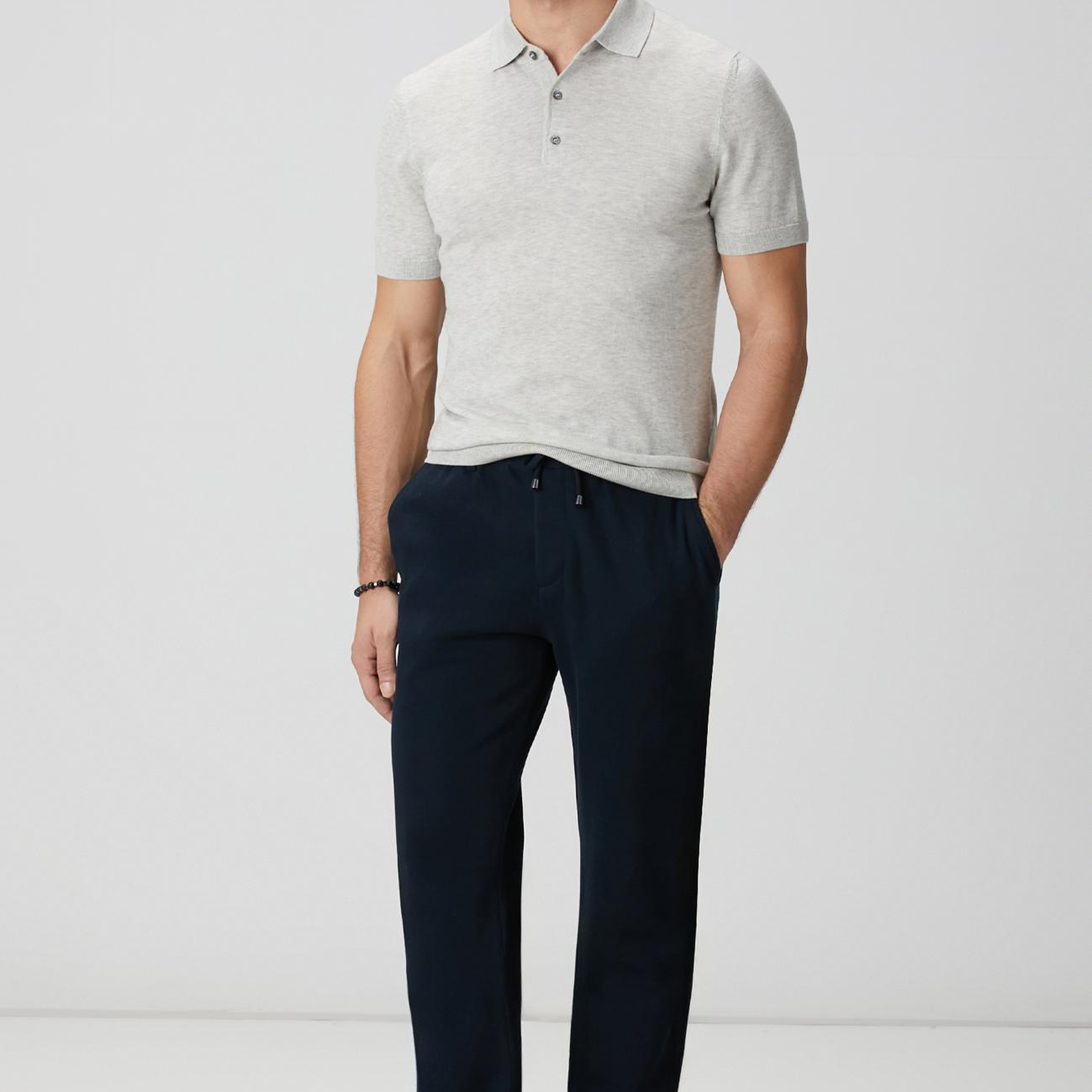 Network Erkek Lacivert Mikro Desenli Pantolon