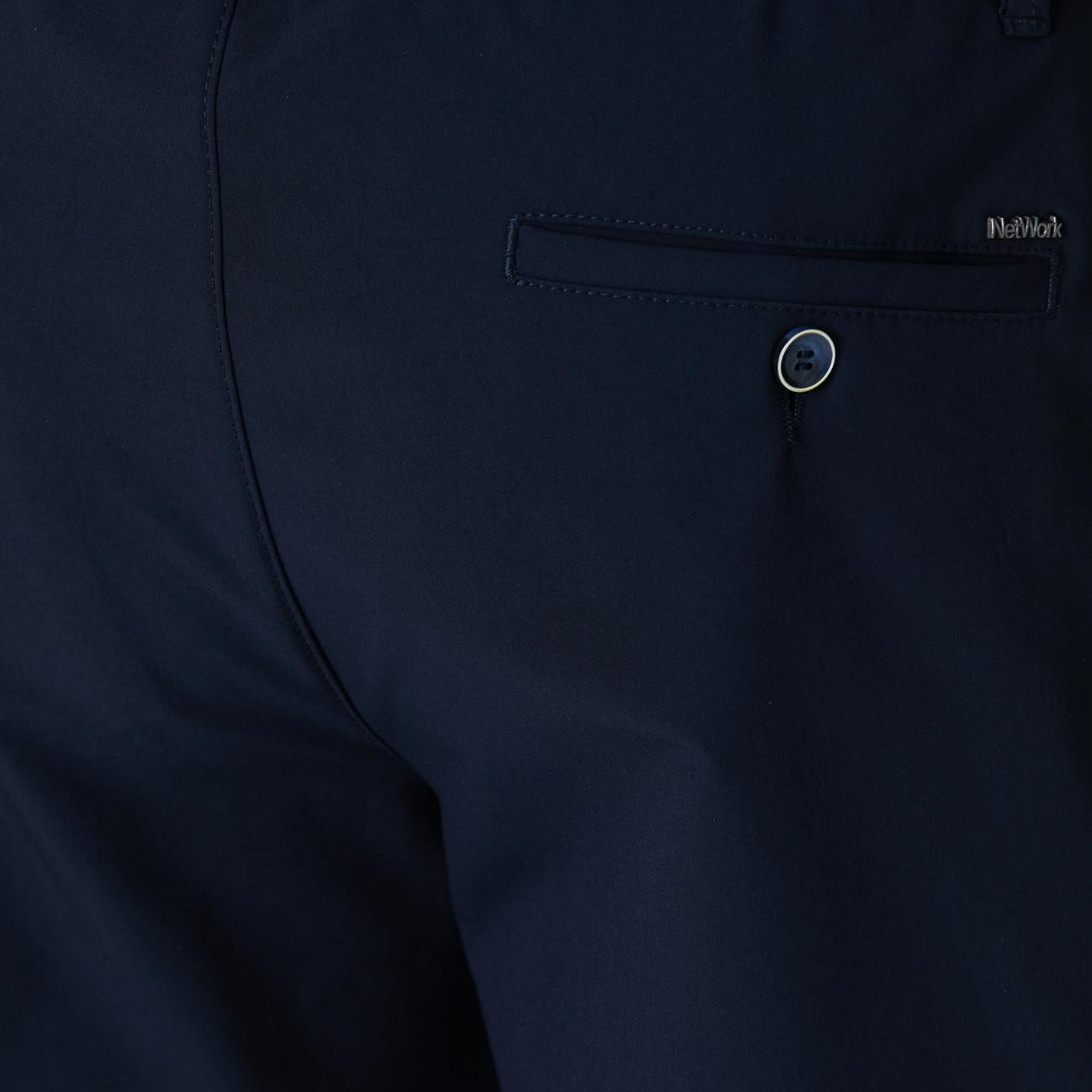 Network Erkek Lacivert Dokuma Jogger Pantolon