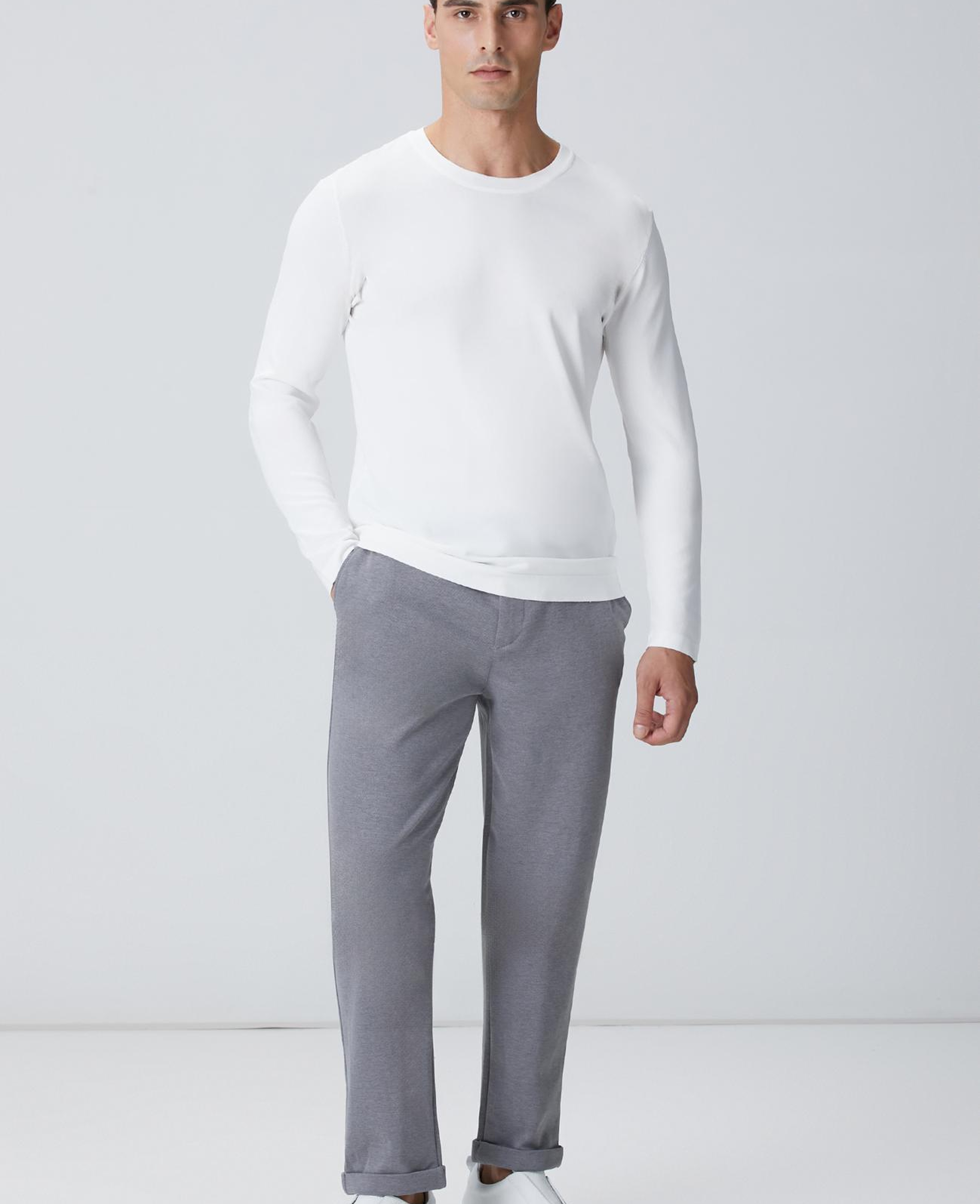 Network Erkek Gri Pantolon