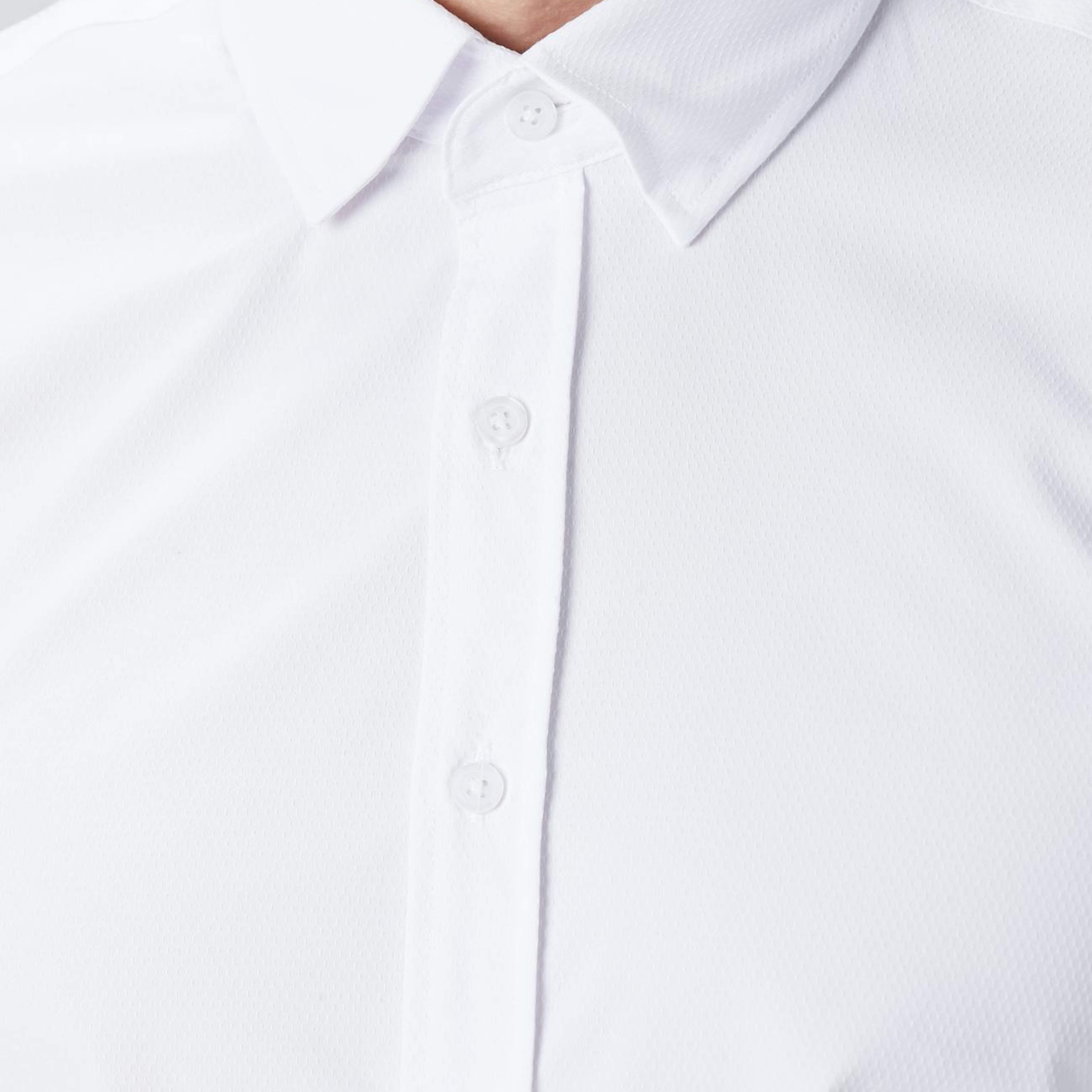 Network Erkek Beyaz Petek Desen Gömlek