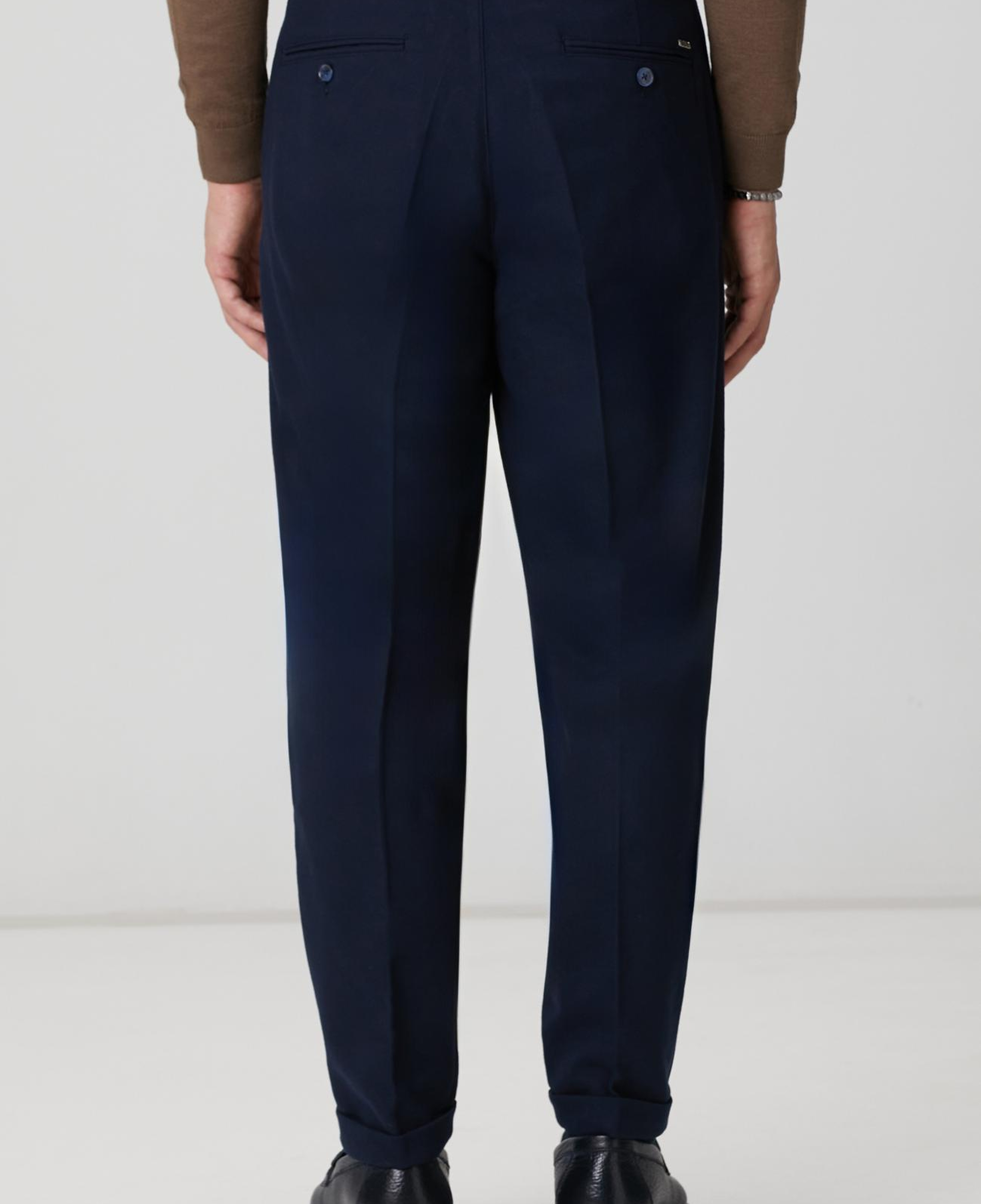 Network Erkek Lacivert Dokuma Pantolon