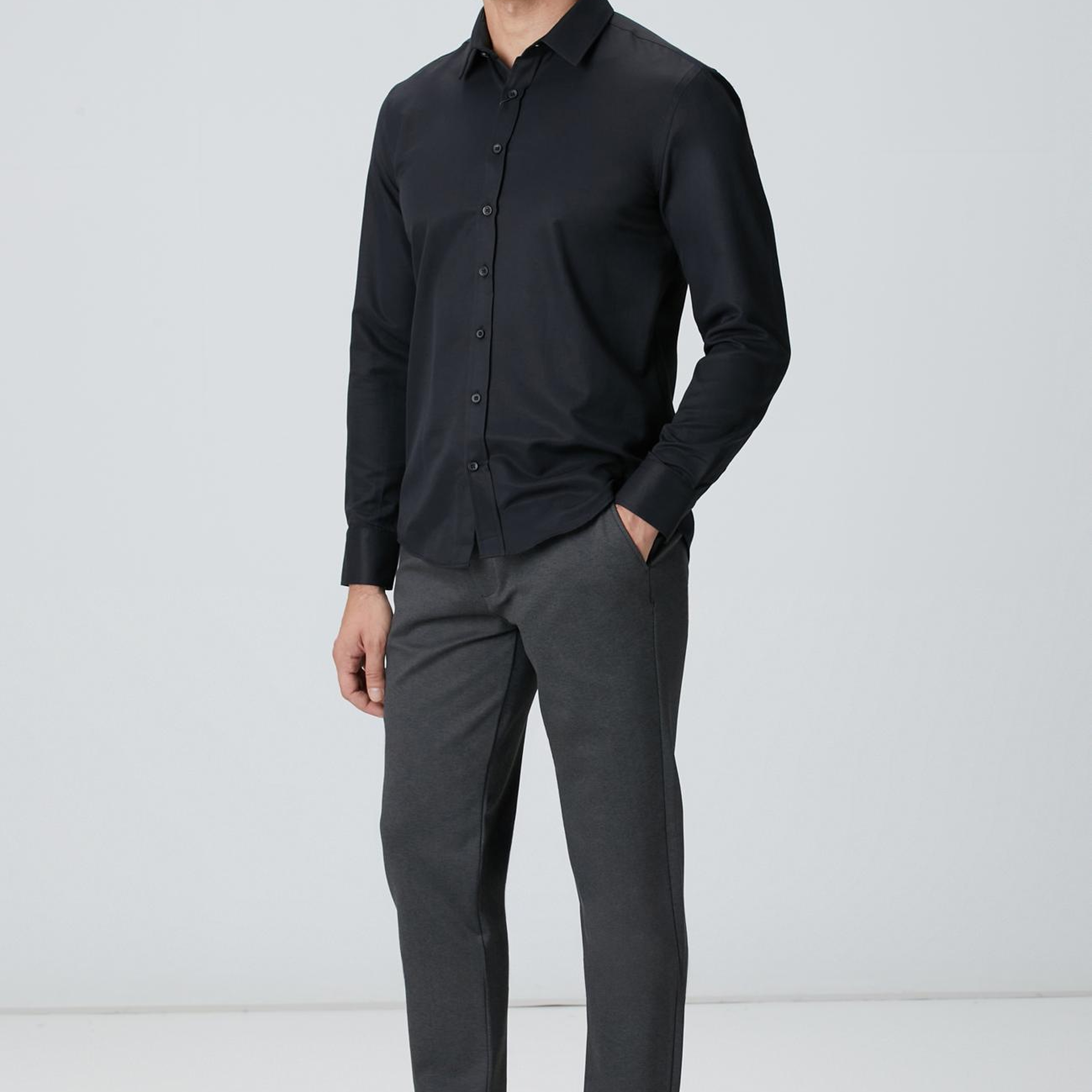 Network Erkek Antrasit Jogger Örme Pantolon