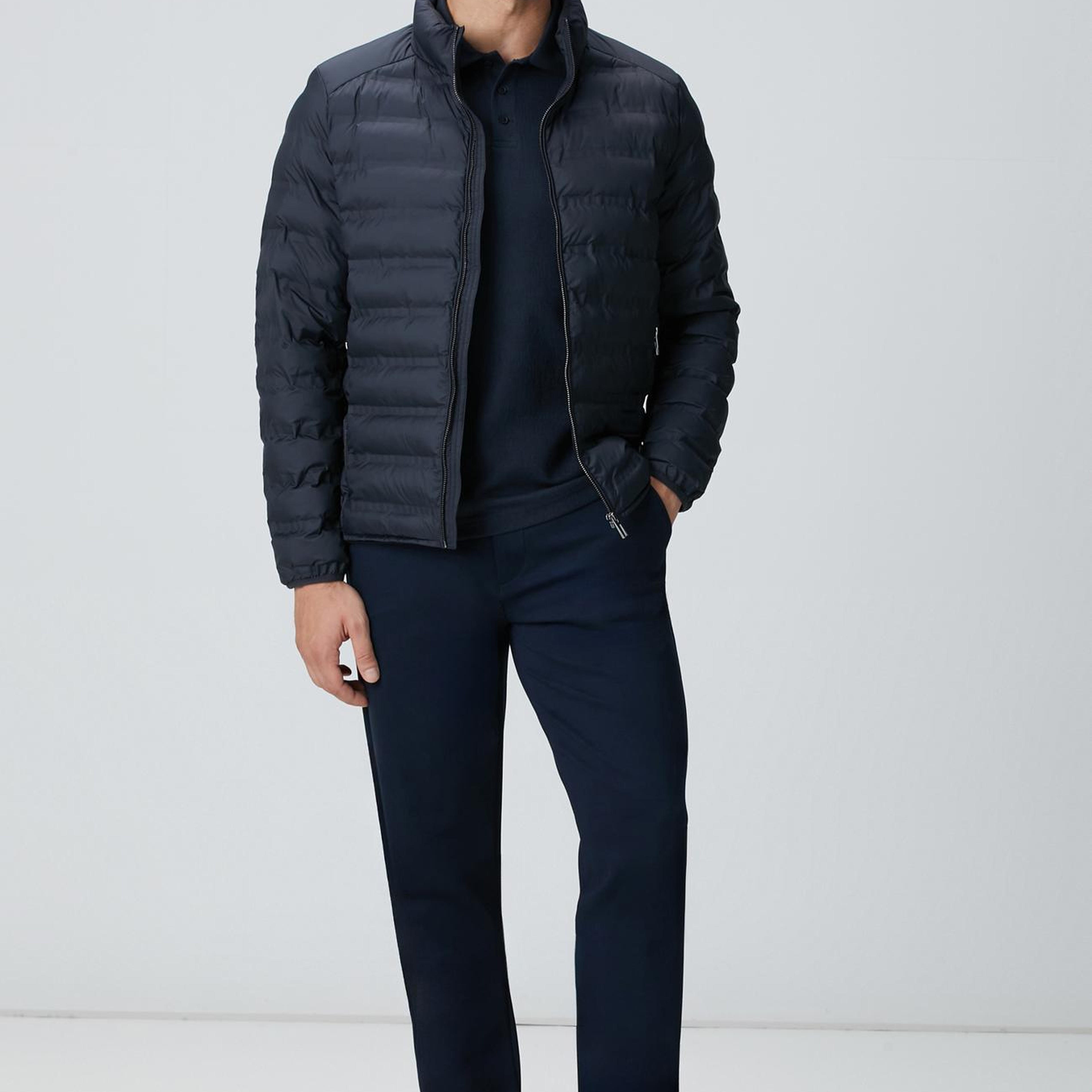 Network Erkek Lacivert Jogger Örme Pantolon