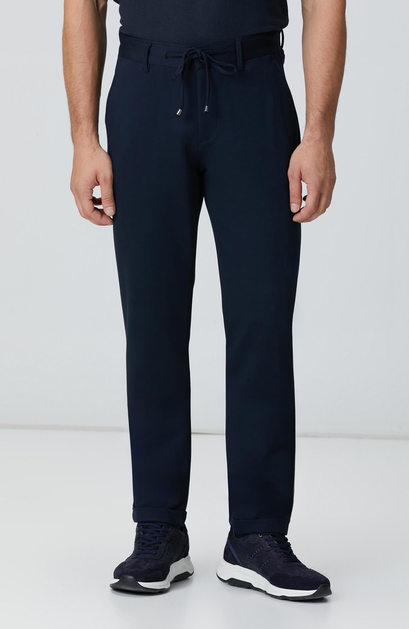 Network Erkek Lacivert Jogger Örme Pantolon