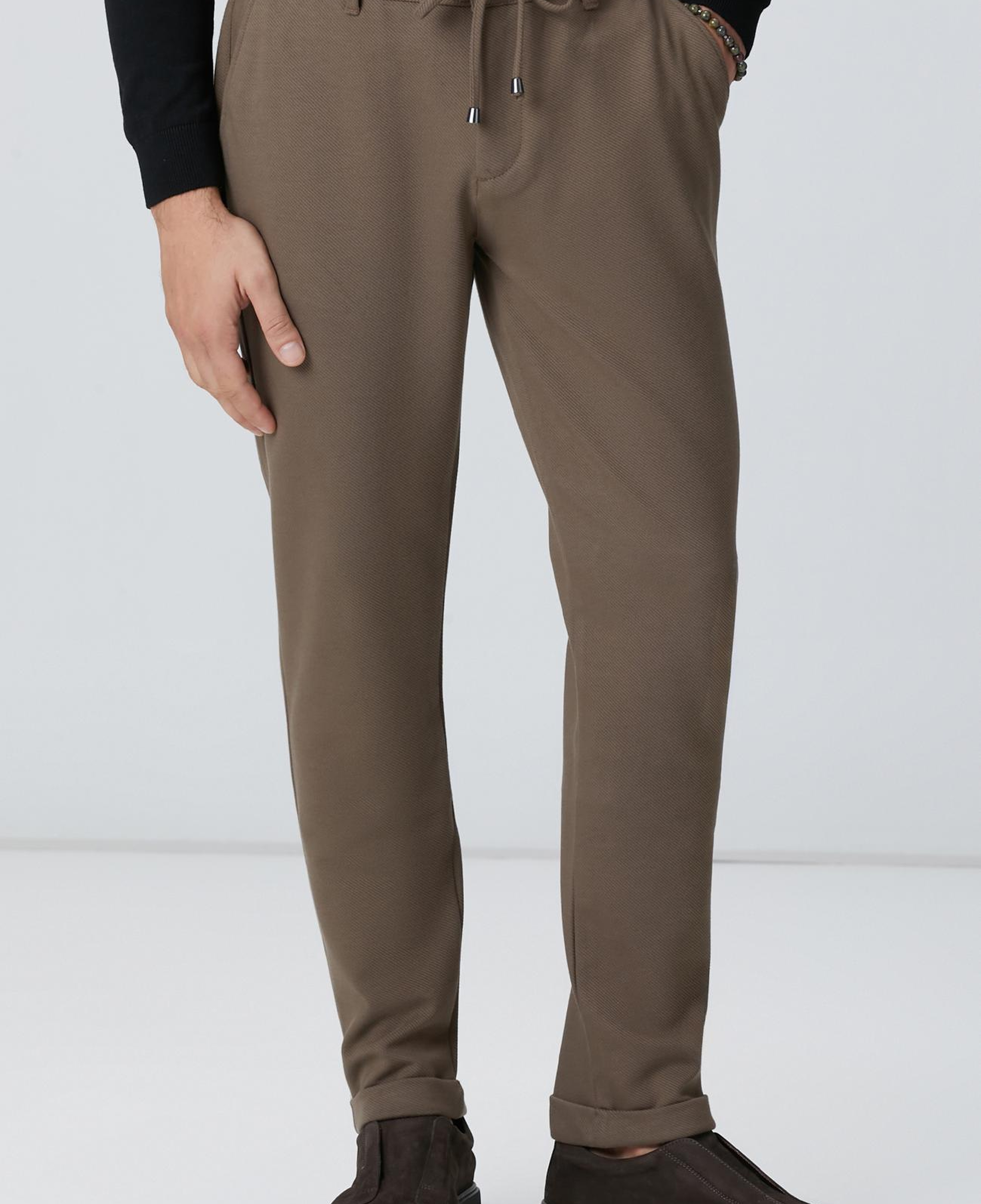 Network Erkek Kahverengi Jogger Pantolon