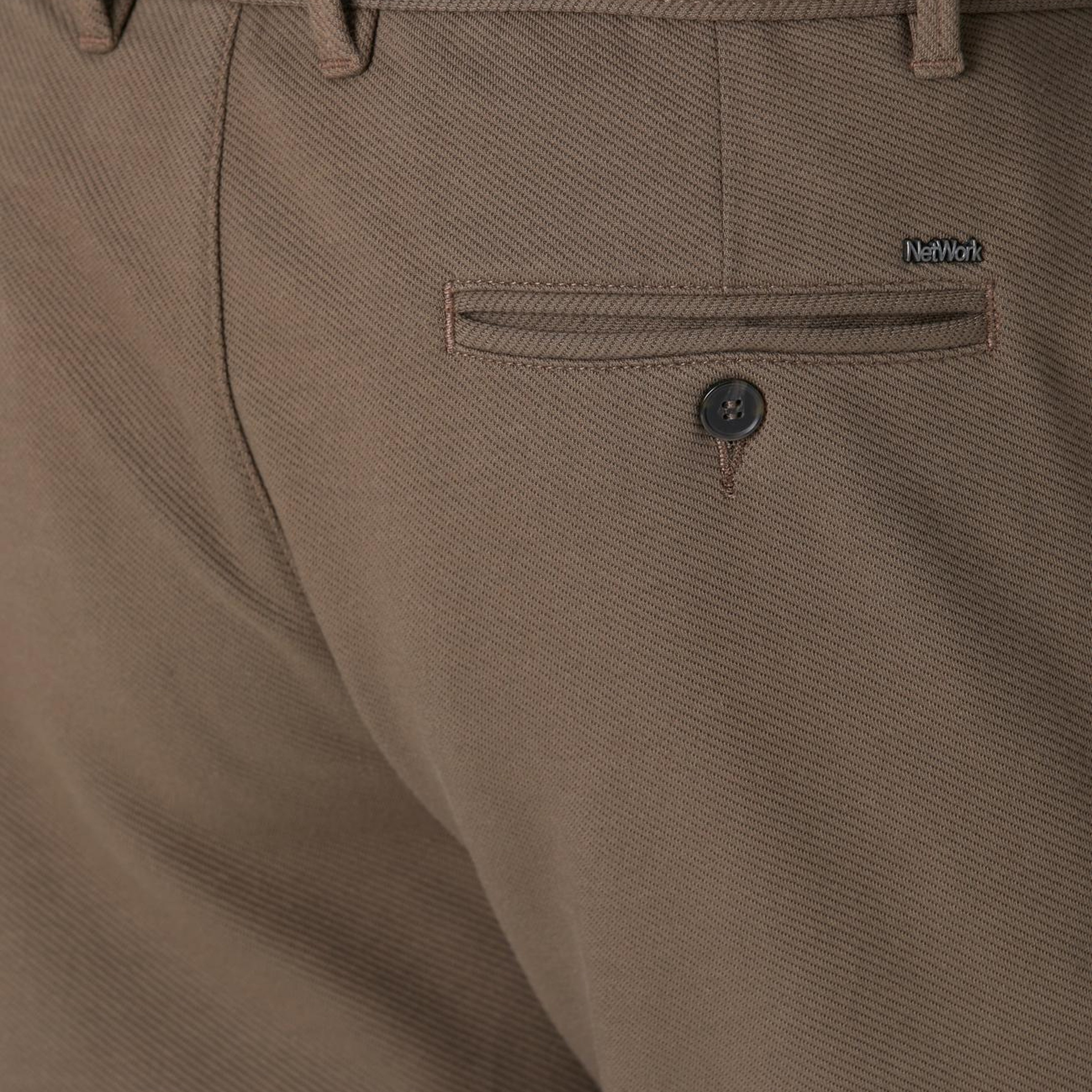 Network Erkek Kahverengi Jogger Pantolon