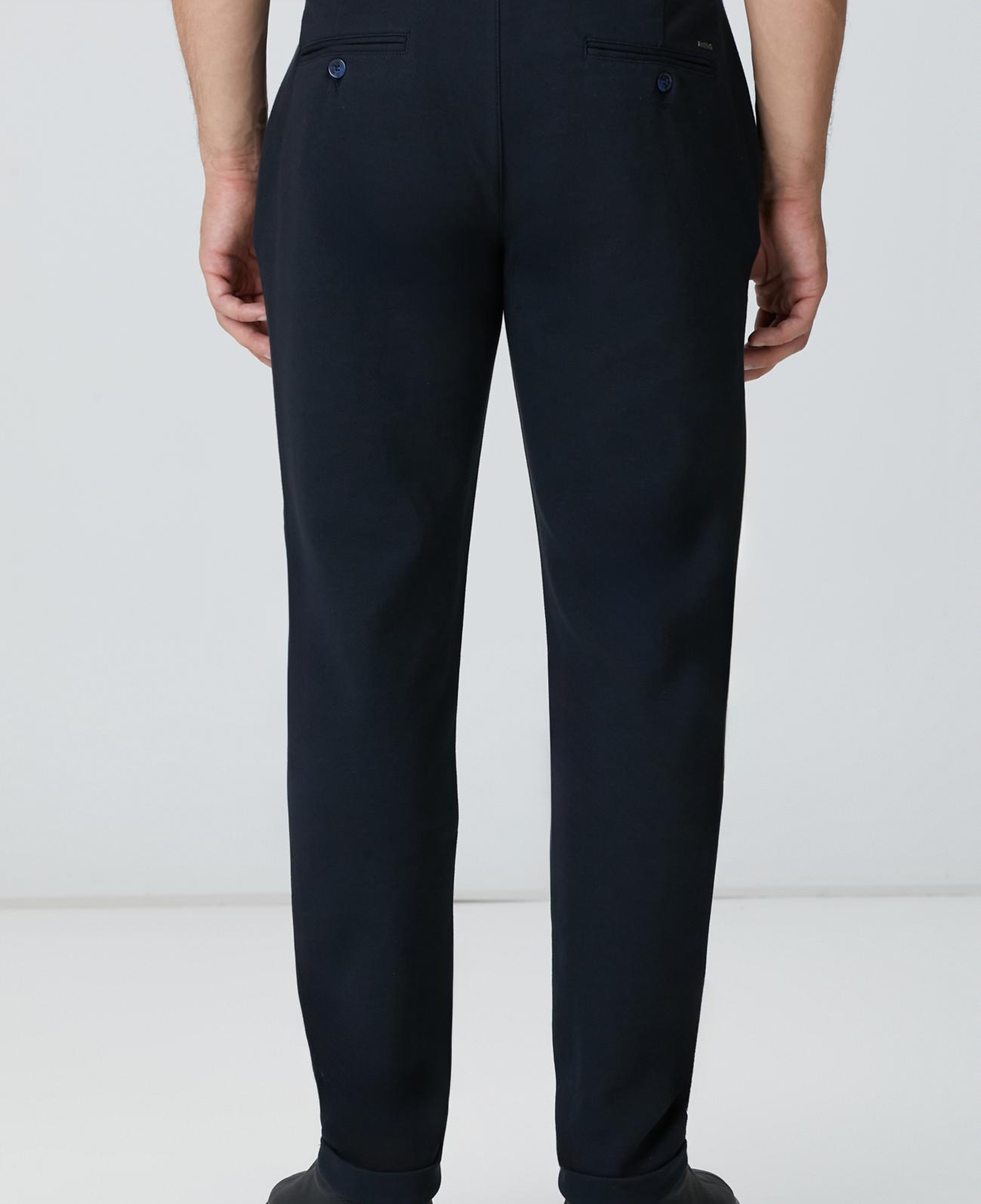 Network Erkek Lacivert Örme Pantolon