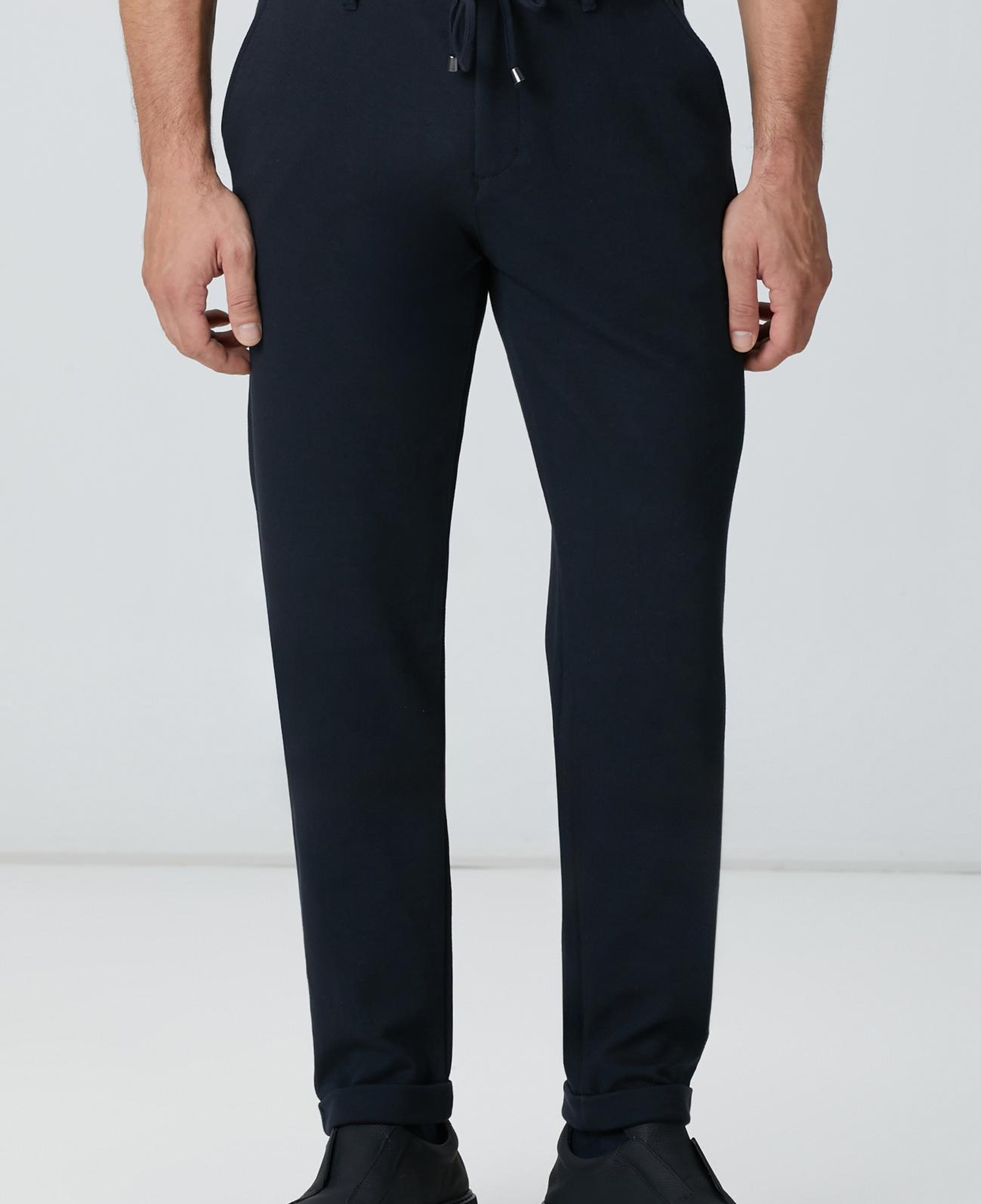 Network Erkek Lacivert Örme Pantolon