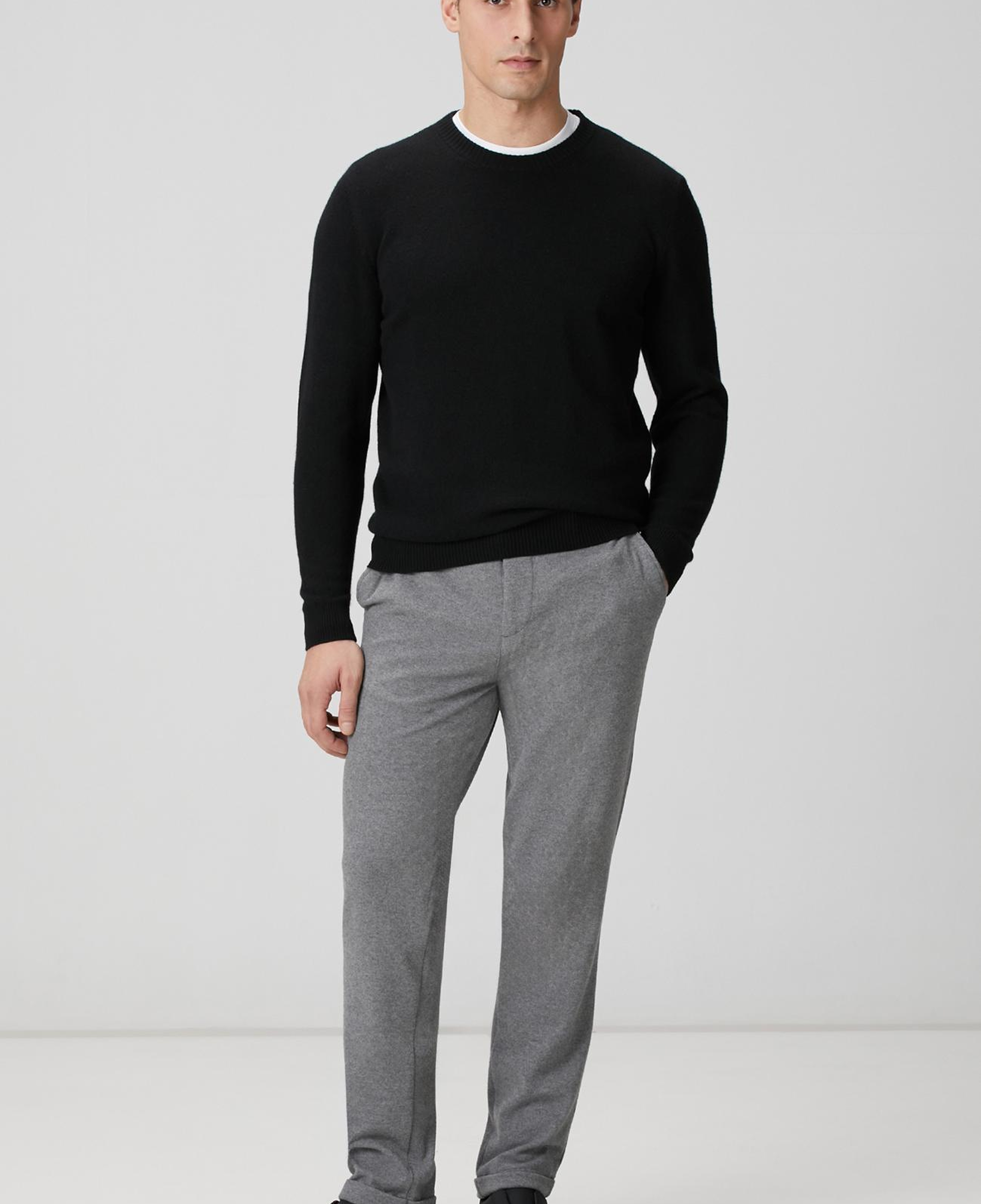 Network Erkek Gri Jogger Pantolon