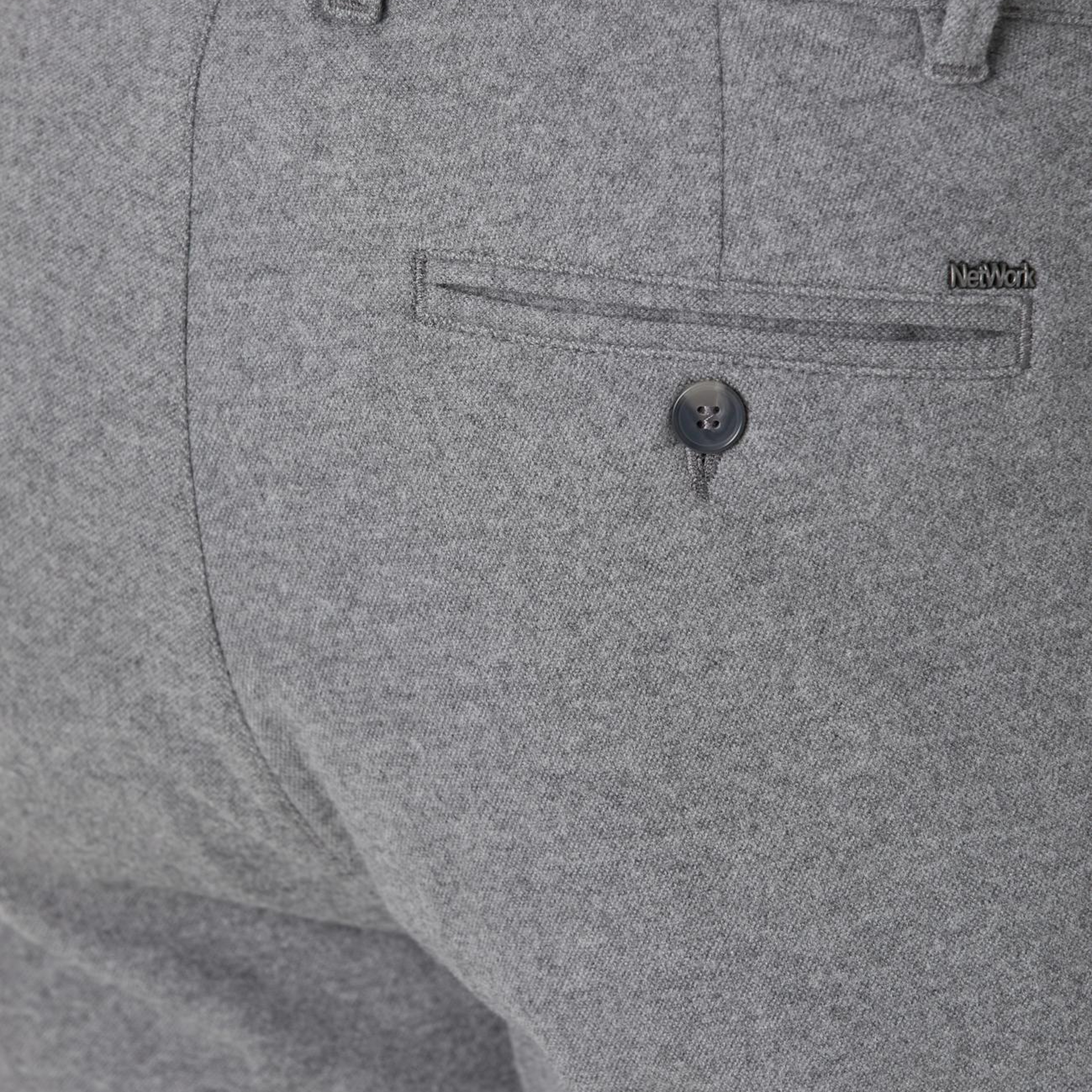 Network Erkek Gri Jogger Pantolon